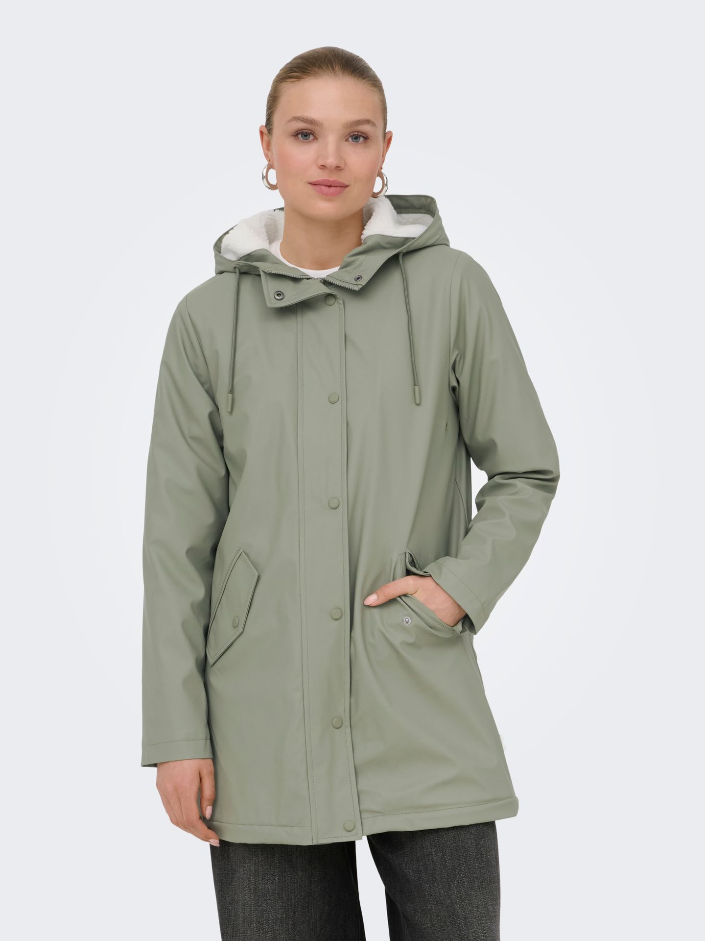 Only ONLSALLY RAINCOAT OTW NOOS Vetiver 00105522-EKA26011400001607