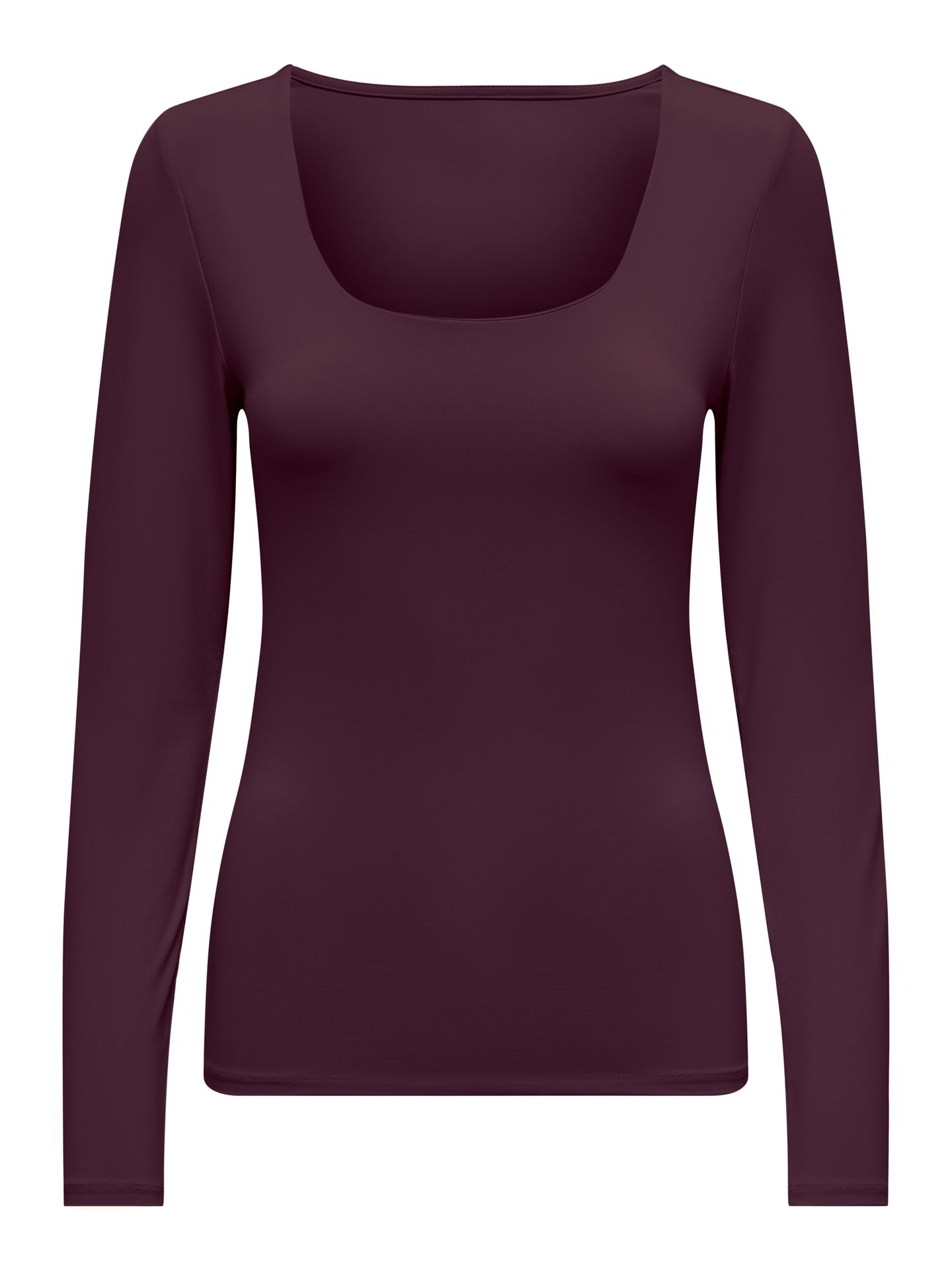 Only ONLEA L/S 2-WAY DEEP NECK TOP JRS Winetasting 00105524-EKA26011400000545