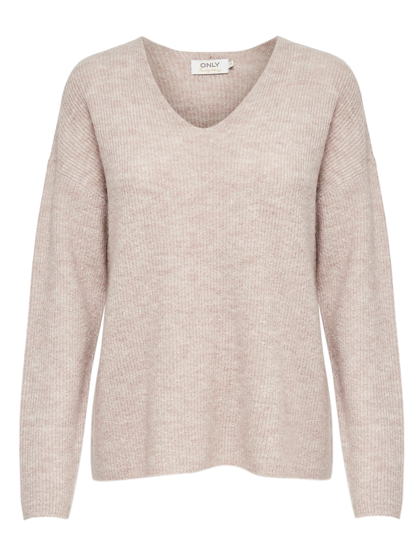 Only ONLCAMILLA V-NECK L/S PULLOVER KNT Pumice Stone/Coconut 00105529-EKA26011400000147