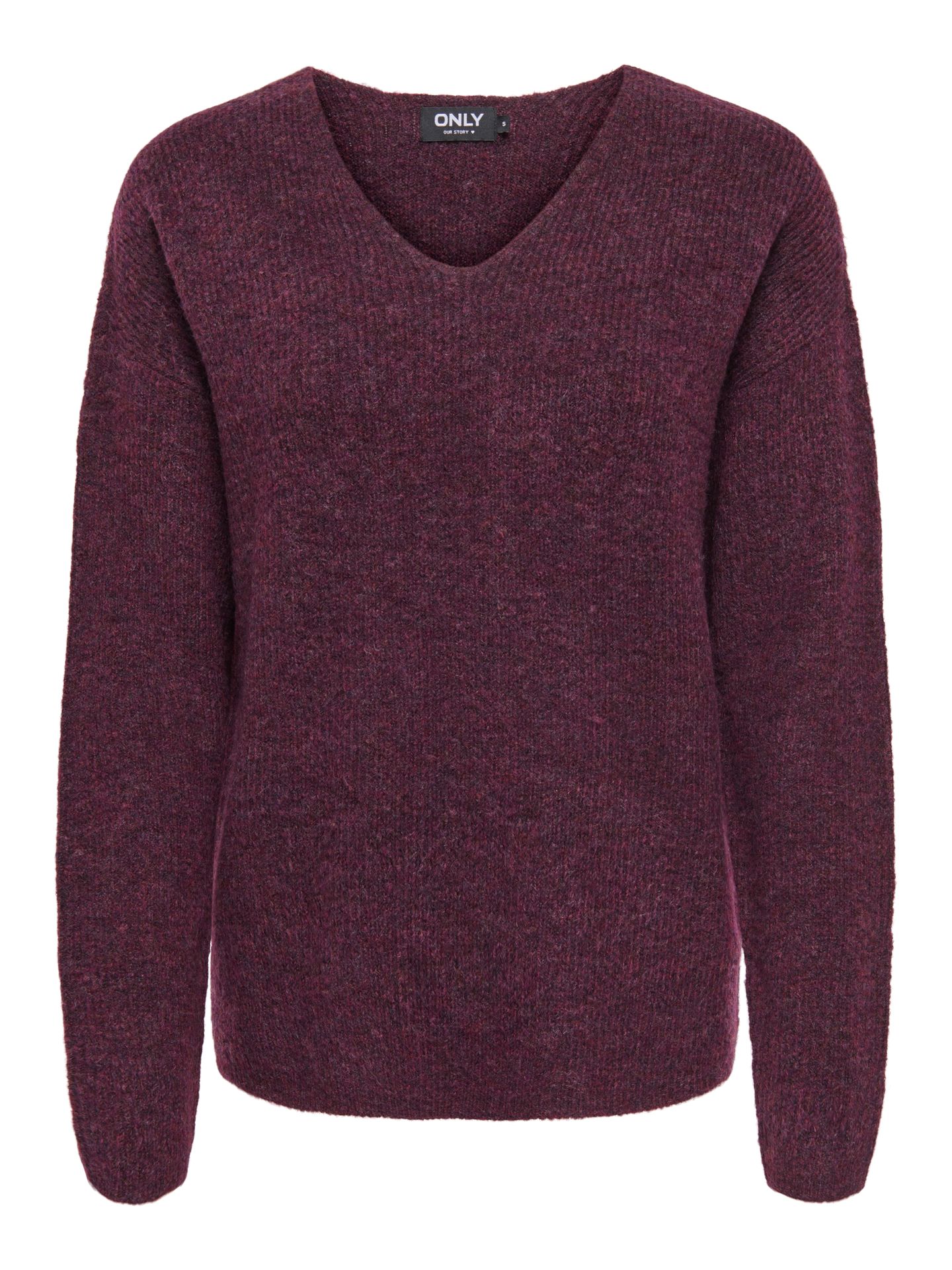 Only ONLCAMILLA V-NECK L/S PULLOVER KNT Mauve Wine/Los Angeles - California 00105529-EKA26011400003023
