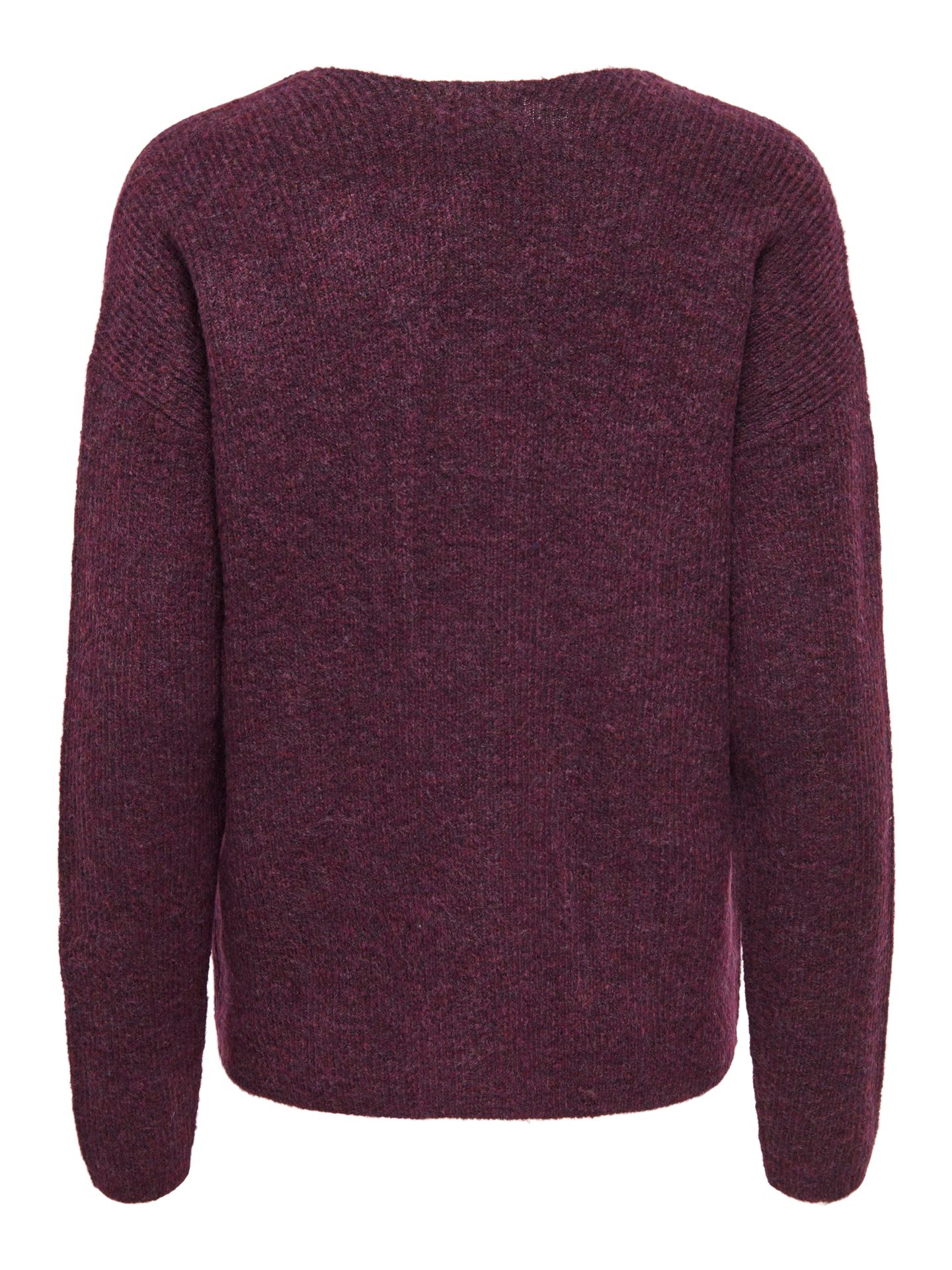 Only ONLCAMILLA V-NECK L/S PULLOVER KNT Mauve Wine/Los Angeles - California 2900168537043