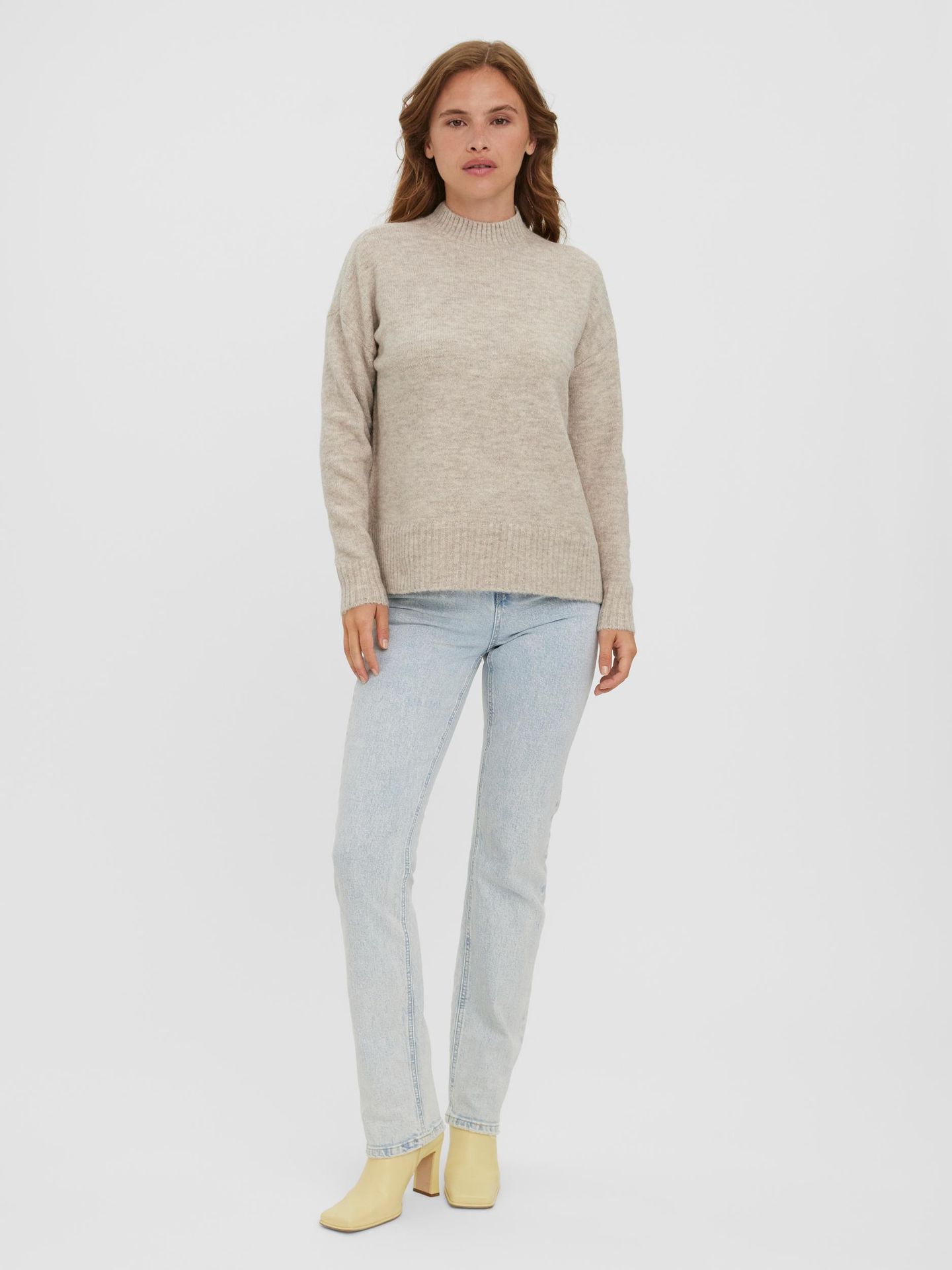 Vero Moda VMLEFILE OVERSIZE BOXY BLOUSE NOOS Birch/Dicte 2900141873069