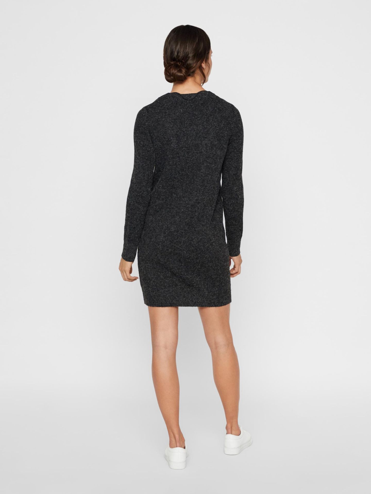 Vero Moda VMDOFFY LS O-NECK DRESS GA NOOS Black/COATED 2900141893012
