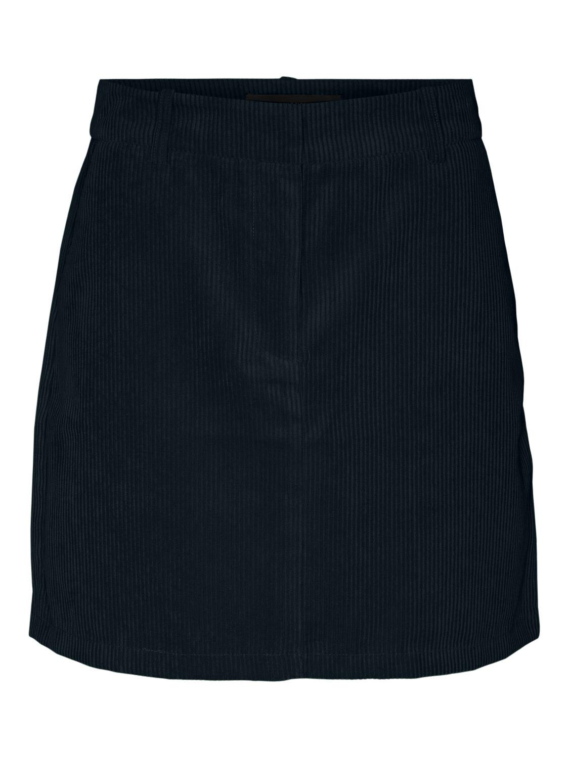 Corduroy skirt store black