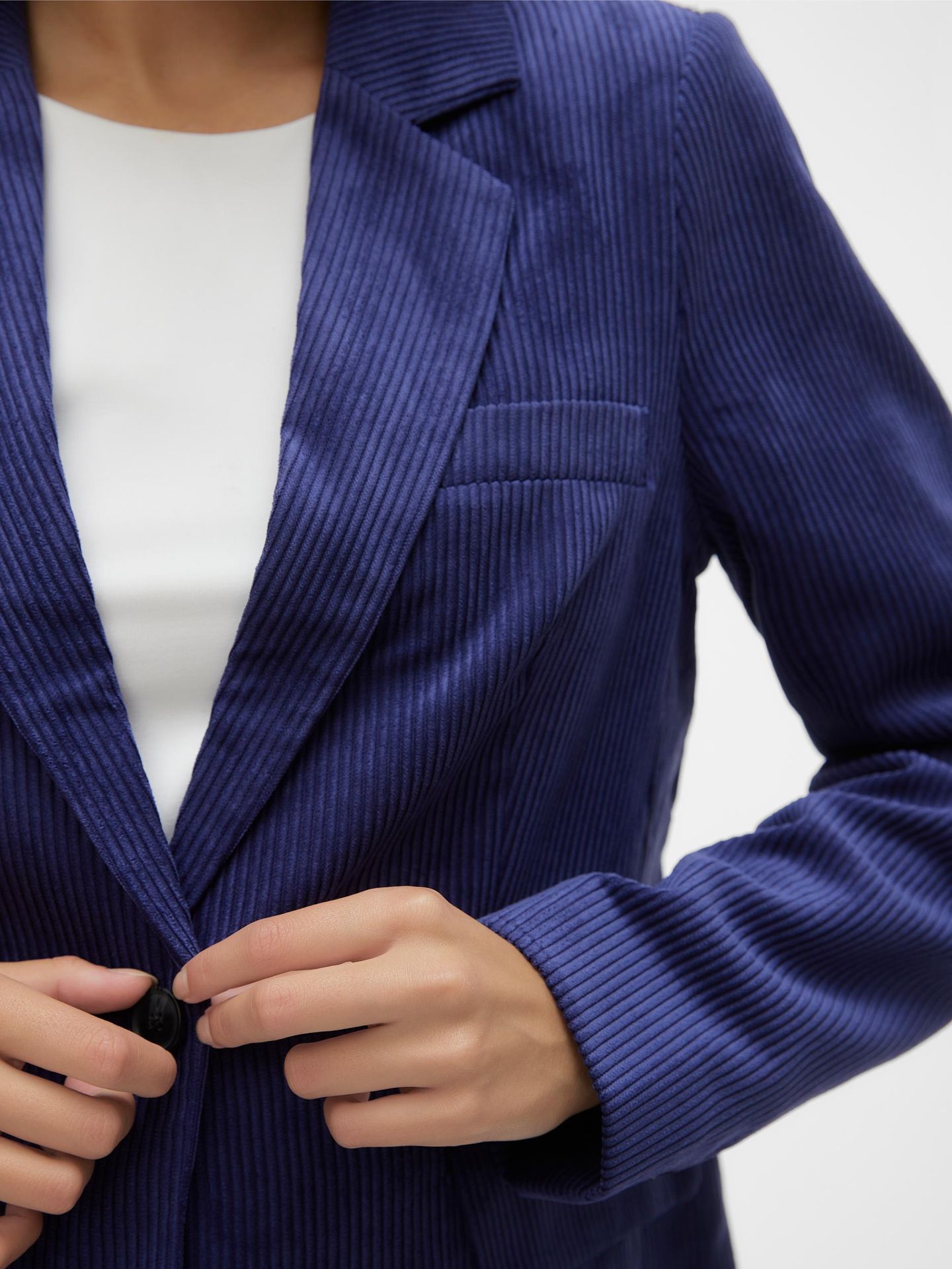 Vero Moda VMVIDA LS CORDUROY BLAZER Astral Aura 2900141987049