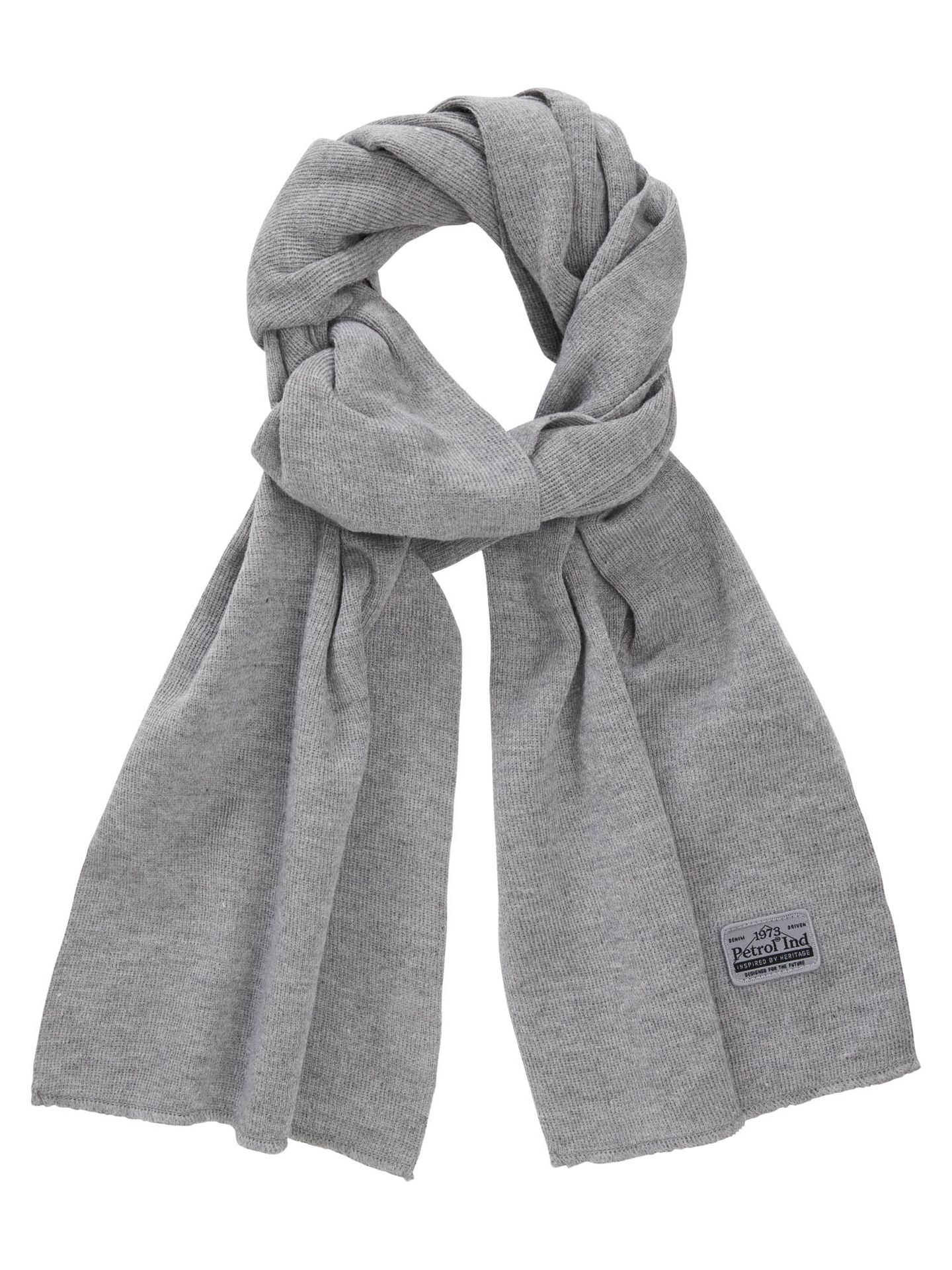 Petrol Industries Men Accesoires Scarf Light Grey Melee9038 00106059-EKA26002700000042