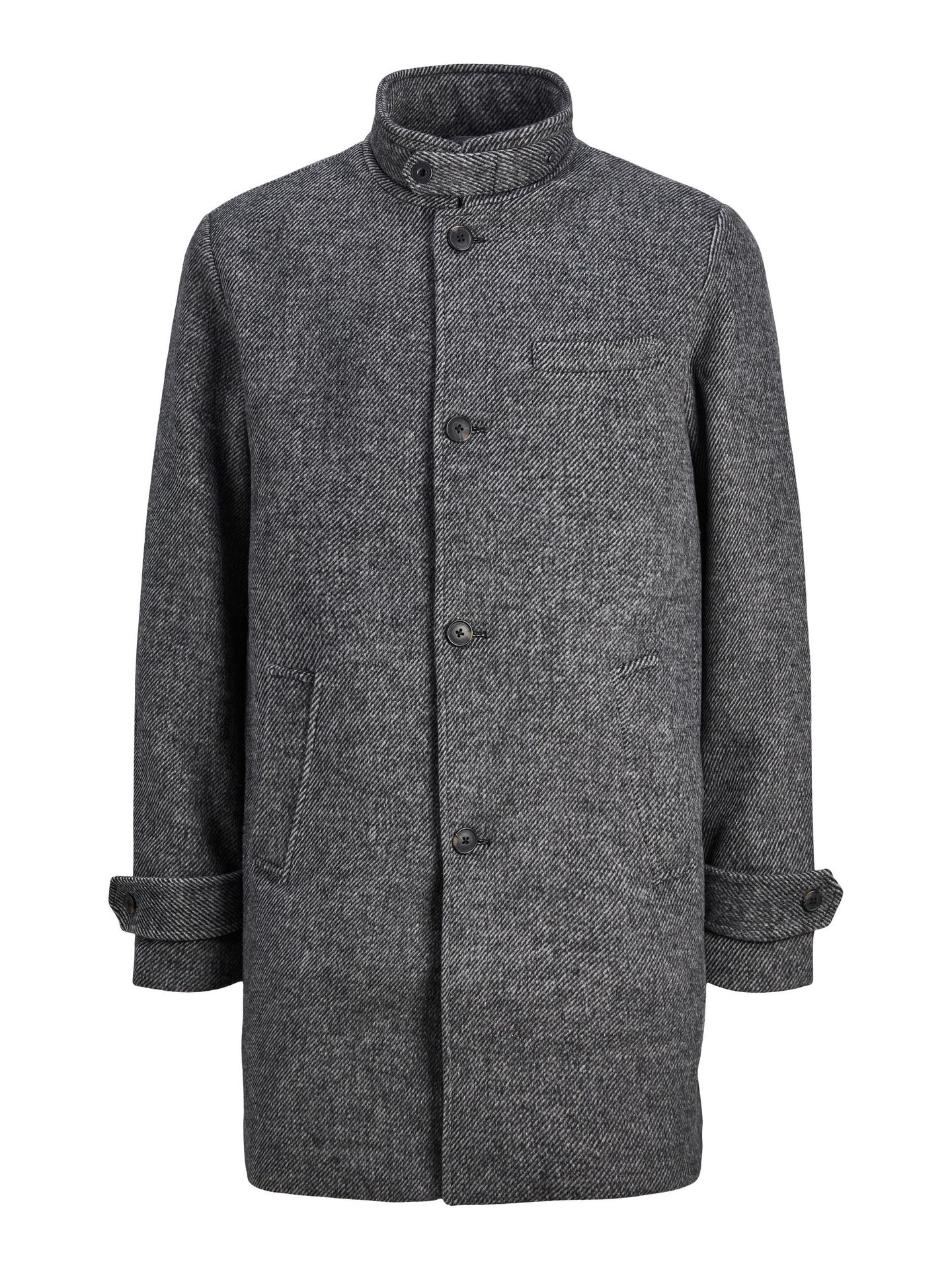 Jack & Jones JPRBLAMELTON WOOL COAT SN Dark Grey/TWIL 00106072-EKA26011400002007