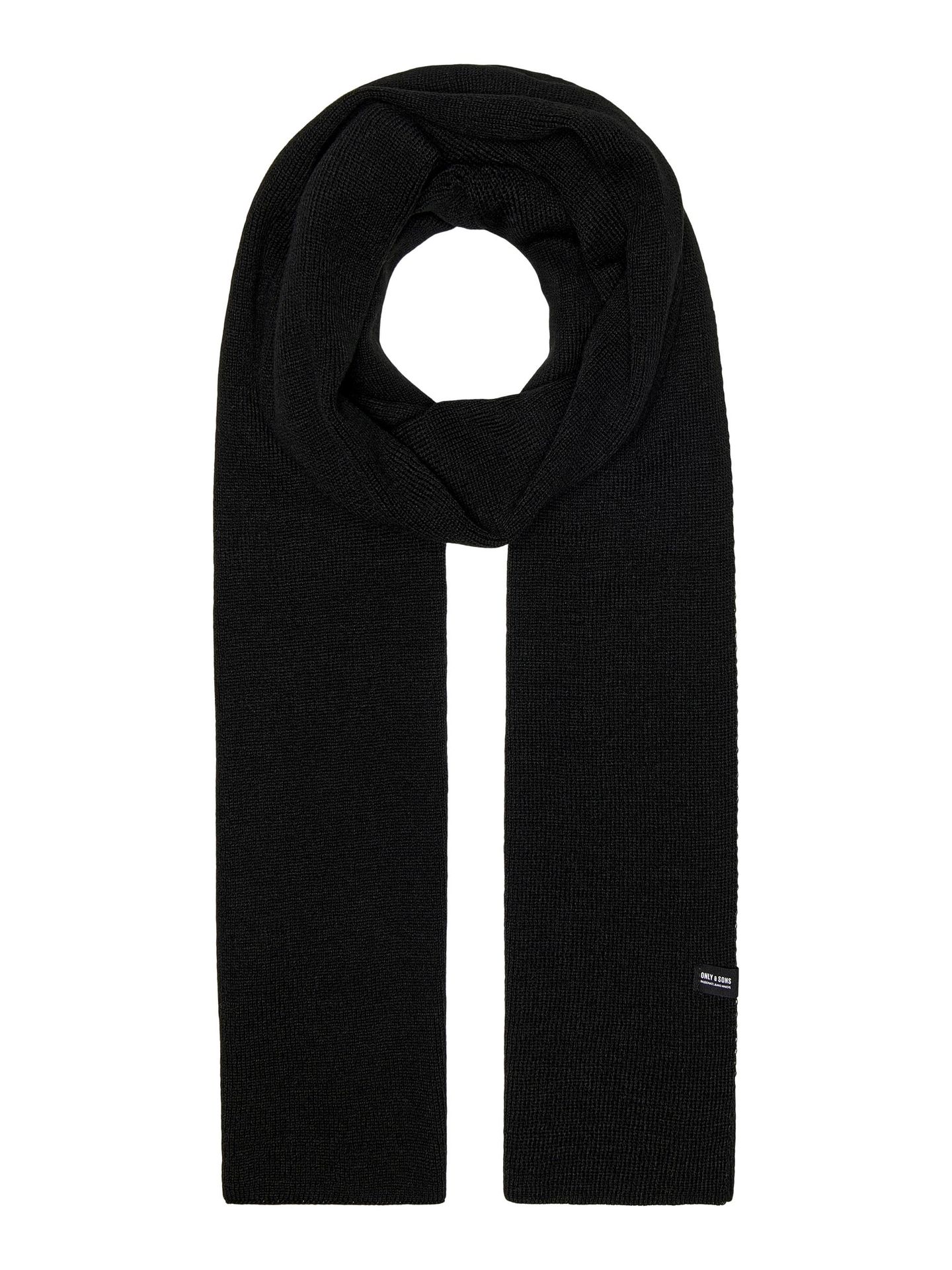 Only & Sons ONSEVAN LIFE SCARF  KNIT Black 2900142808015