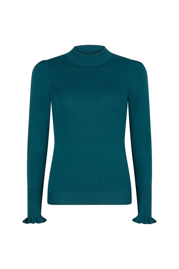 Lofty Manner Sweater Justine 411 petrol blue 00106099-EKA26013300000022