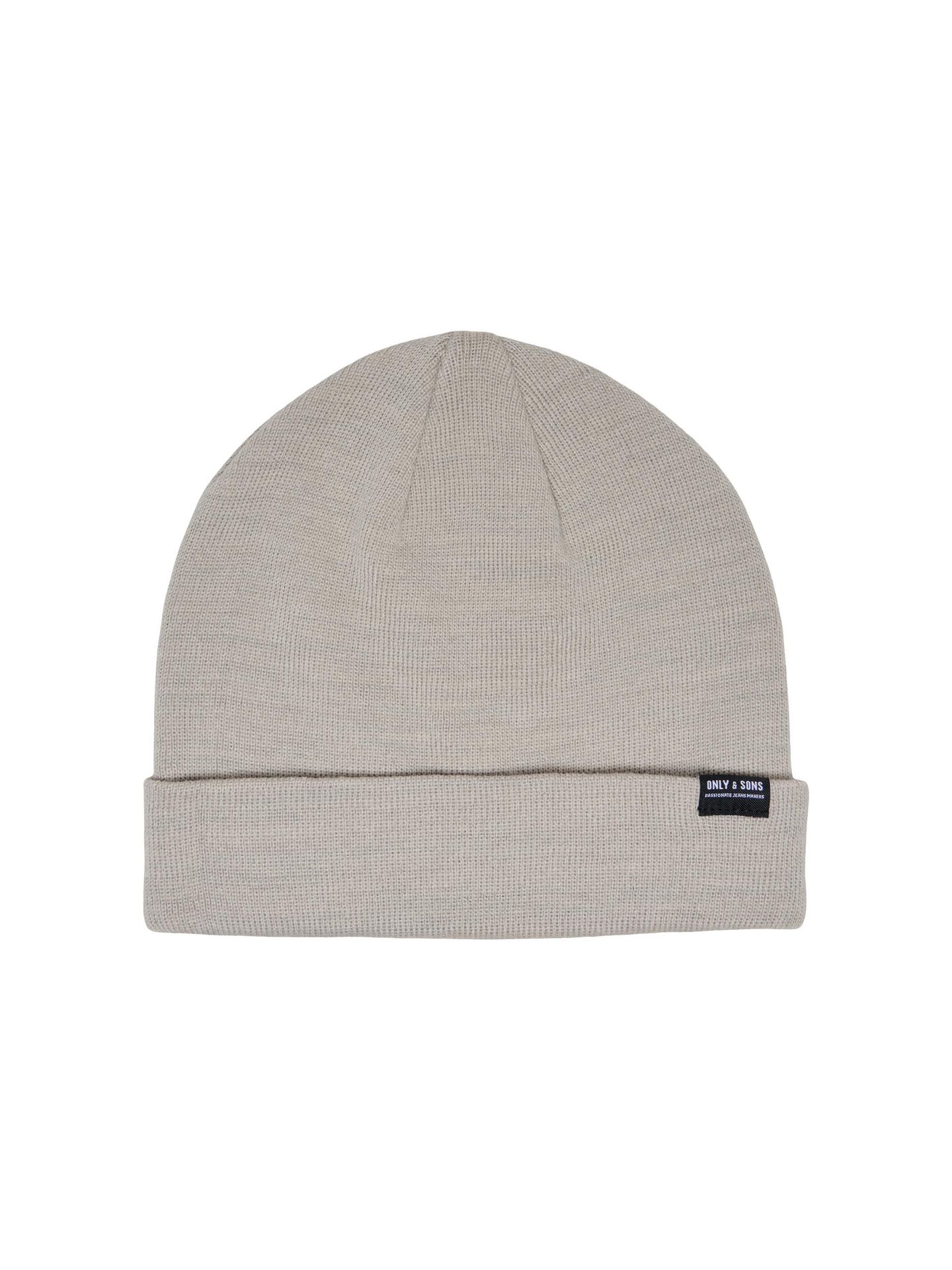 Only & Sons ONSEVAN LIFE KNIT BEANIE NOOS Silver Lining 00106109-EKA26011400000722