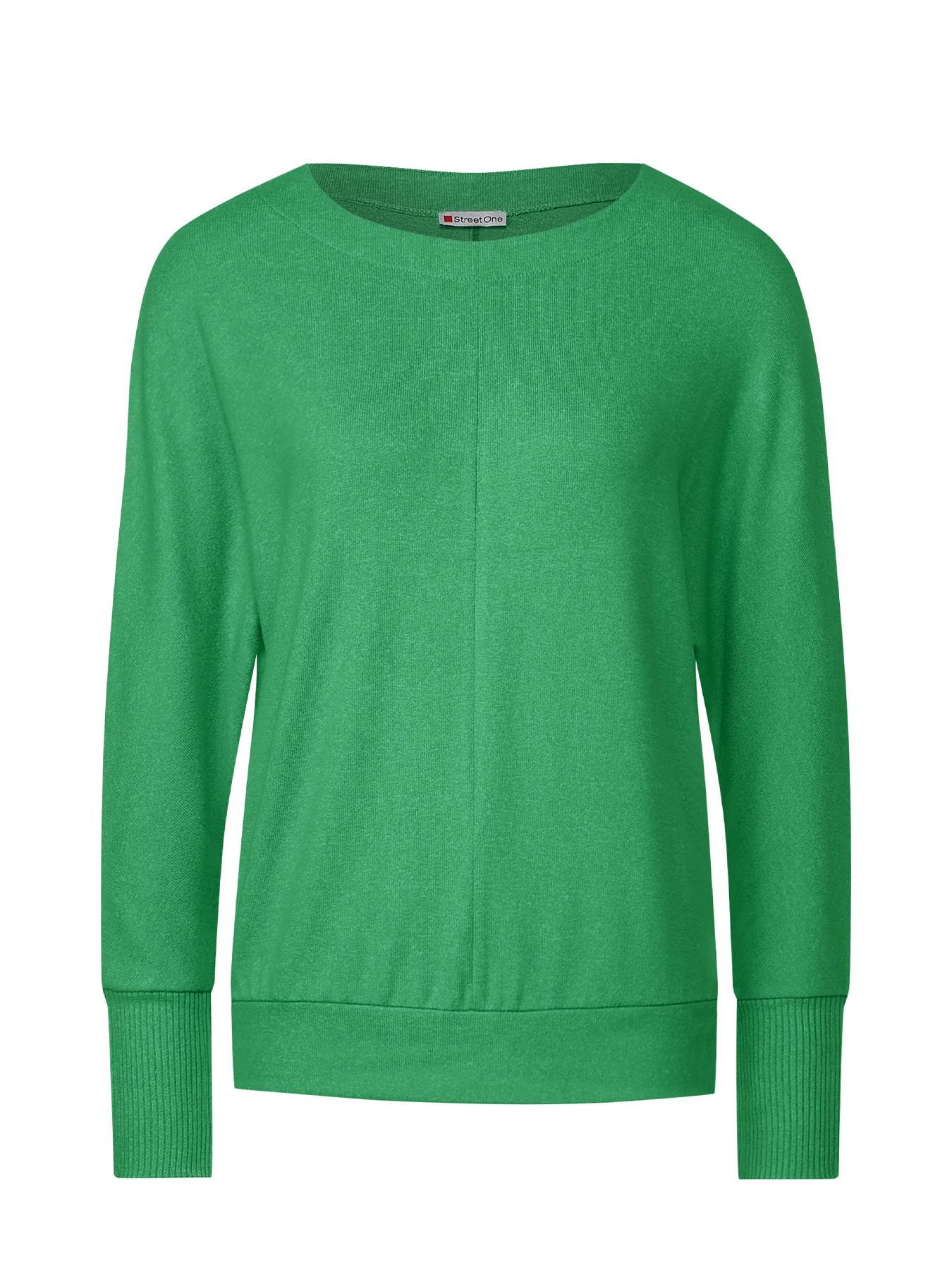 Street-One Cosy shirt w.hight cuffs GREEN 00106704-GRE