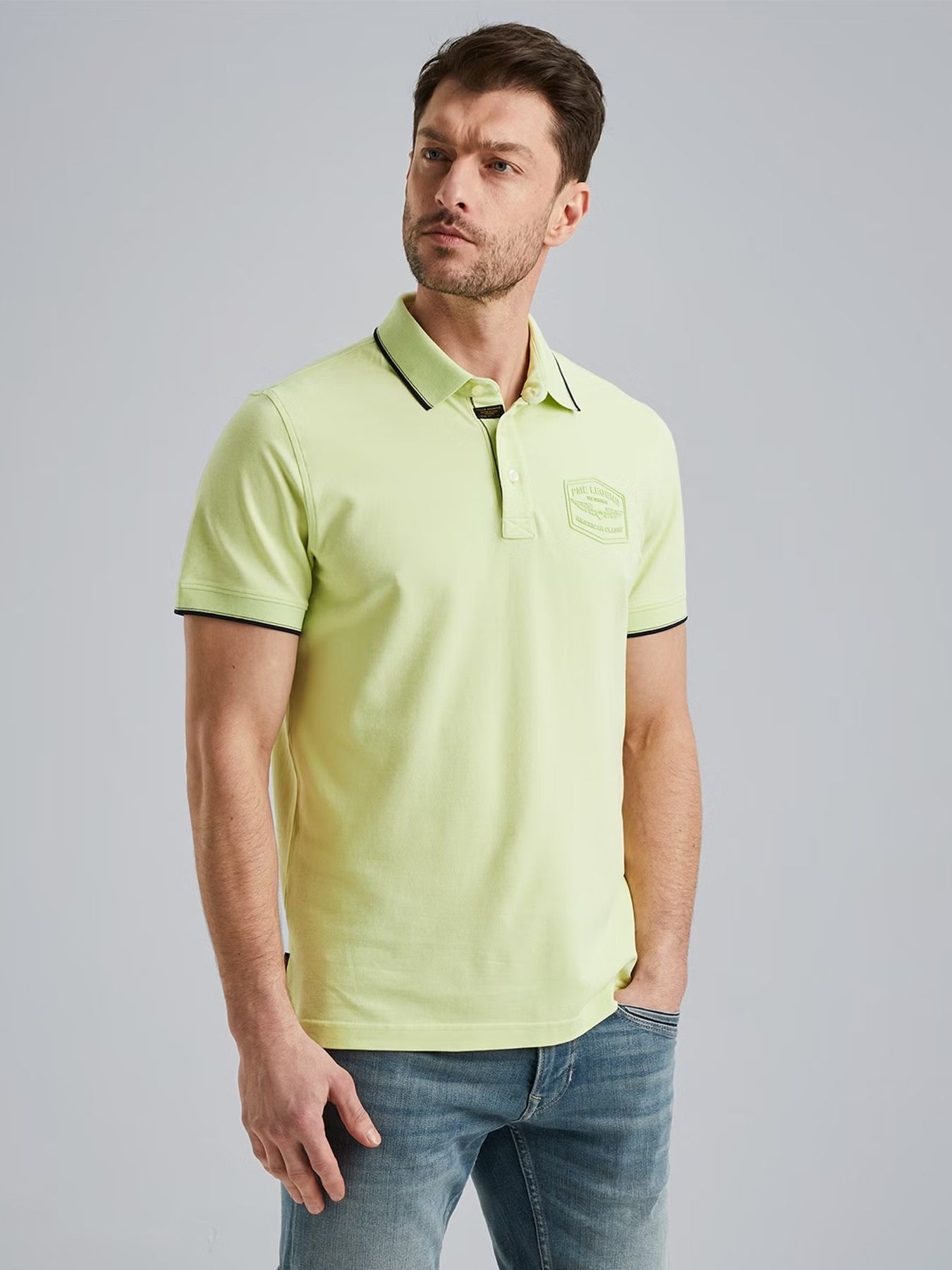Pme Legend Short sleeve polo Stretch pique pa Butterfly 2900144235031