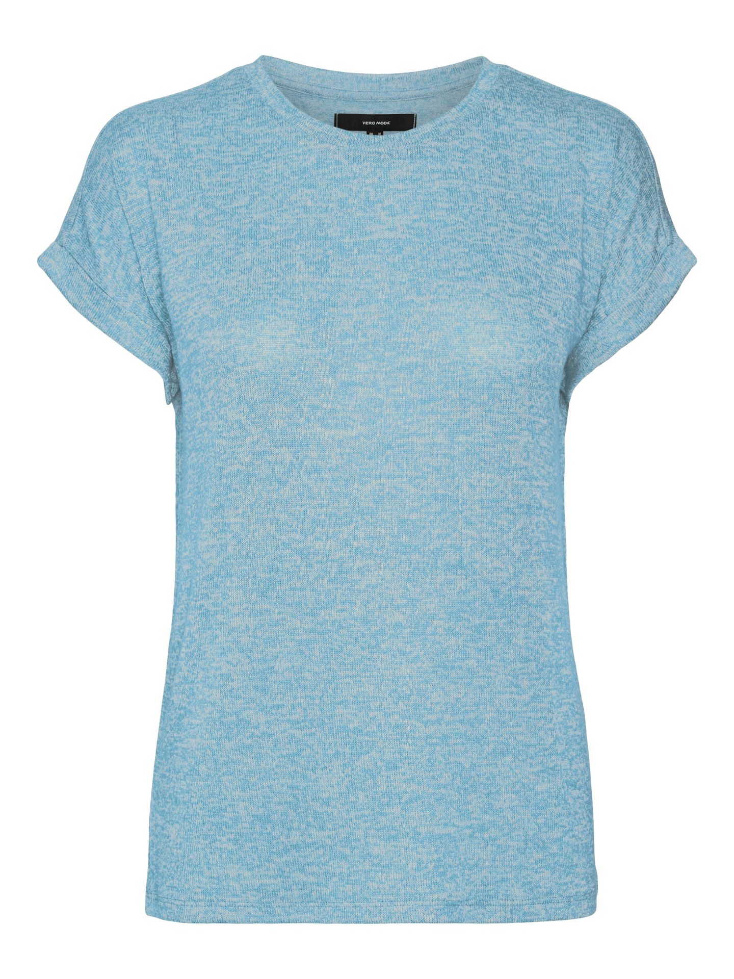 Vero Moda VMBRIANNA SS O-NECK PULLOVER BOO  R Airy Blue/W. BIRCH MELANGE 00107151-EKA26011400002624