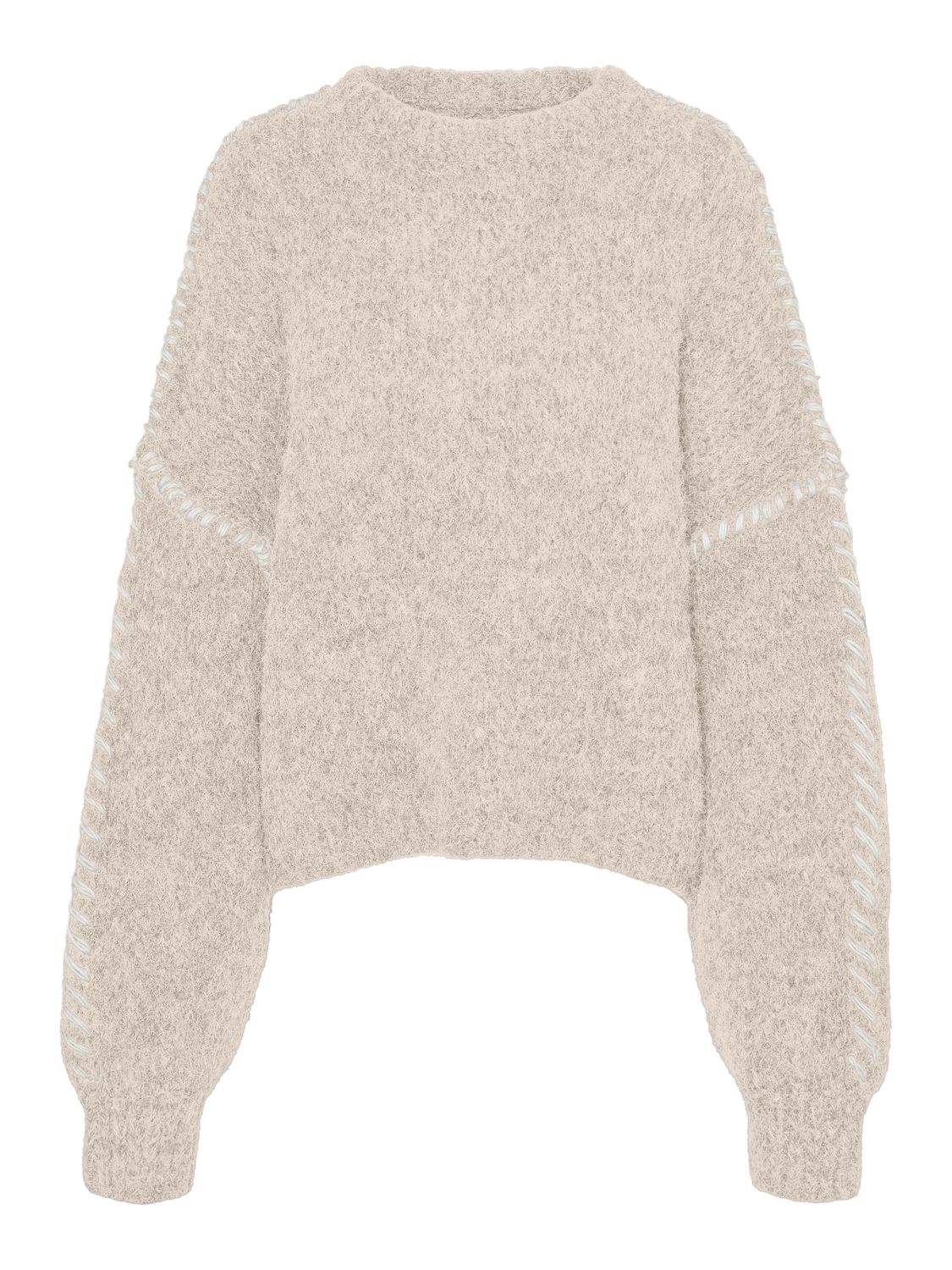 Vero Moda VMZEN LS O-NECK PULLOVER GA EXP REP Birch/Dicte 2900144932039