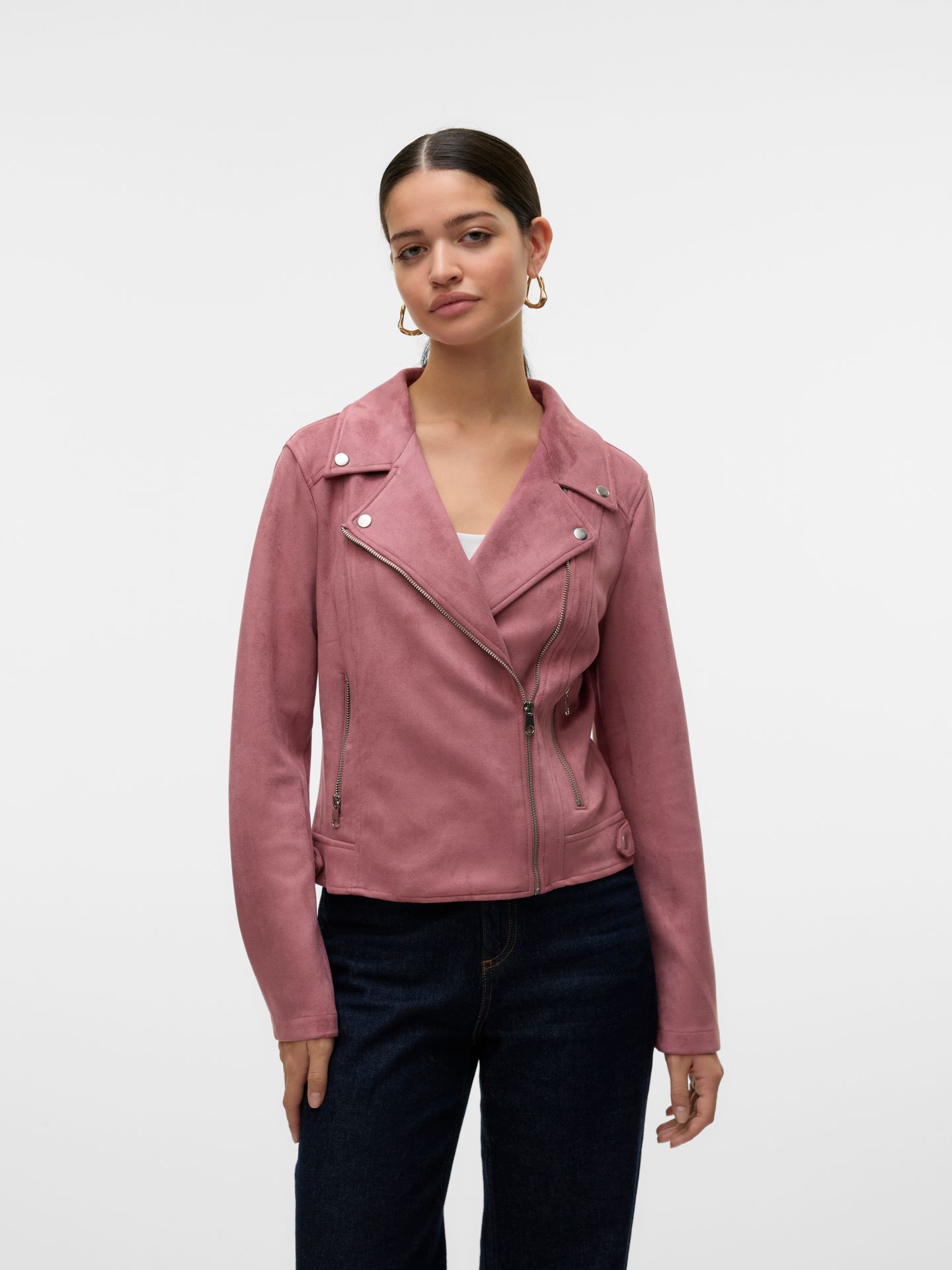 Vero Moda VMJOSE SHORT FAUX SUEDE JACKET GA N Nostalgia Rose 00107170-EKA26011400001323