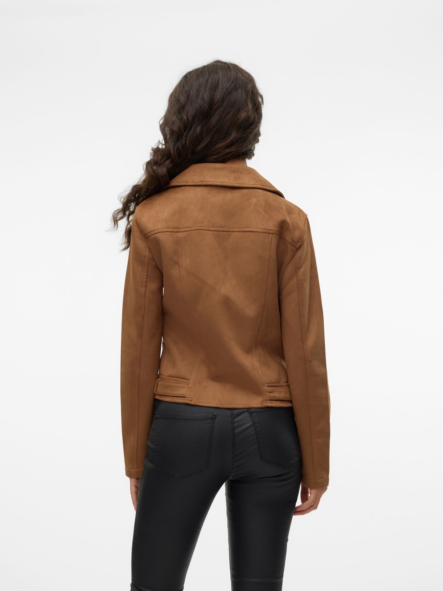 Vero Moda VMJOSE SHORT FAUX SUEDE JACKET GA N Cognac 2900149226058