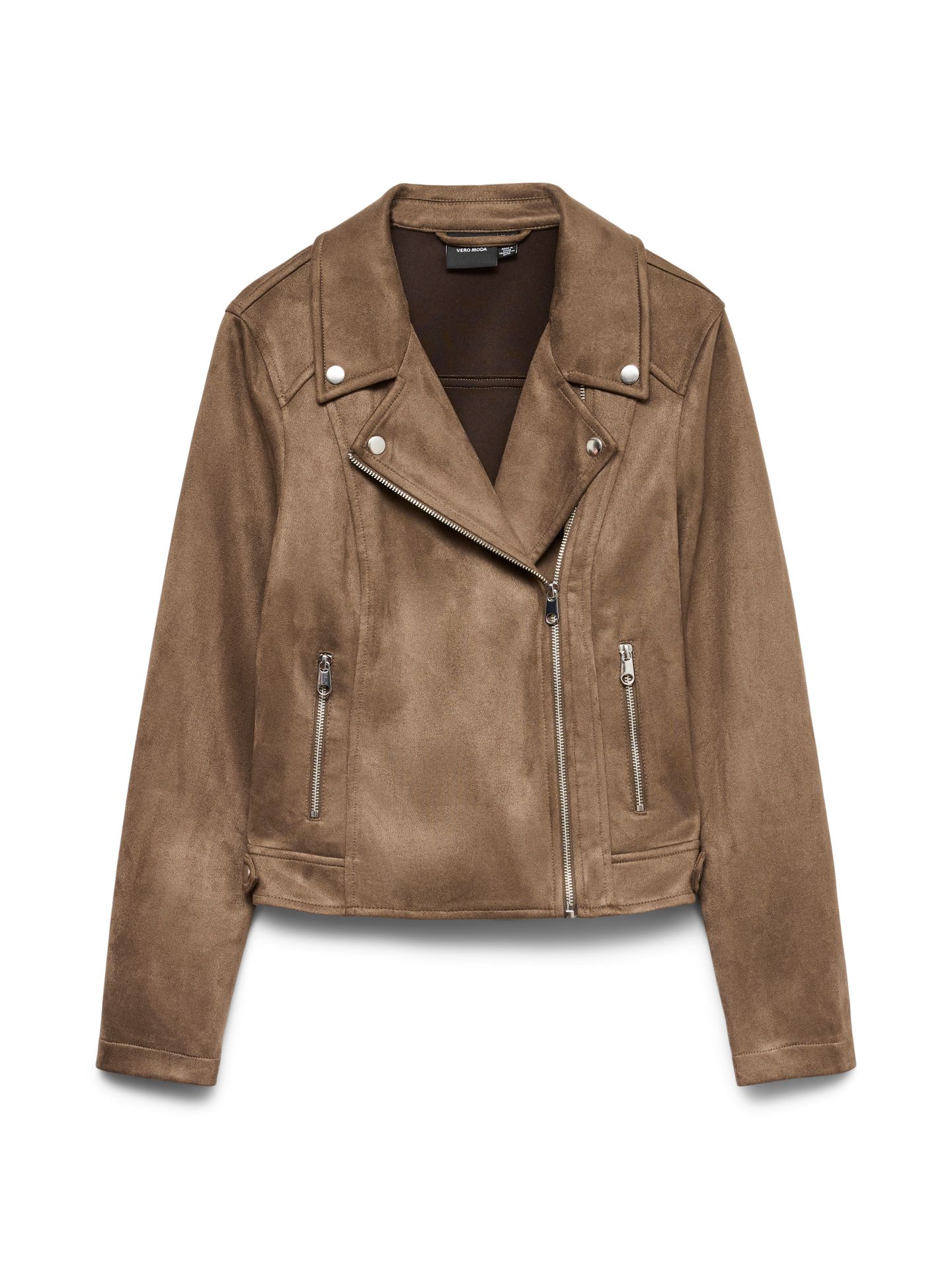 Vero Moda VMJOSE SHORT FAUX SUEDE JACKET GA N Chocolate Chip 00107170-EKA26011400003707