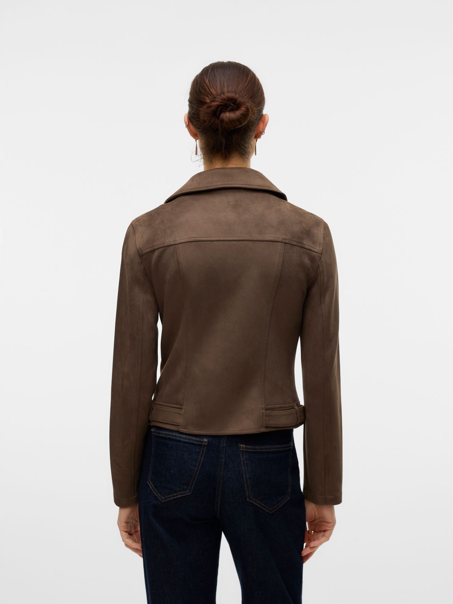Vero Moda VMJOSE SHORT FAUX SUEDE JACKET GA N Chocolate Chip 2900168897048