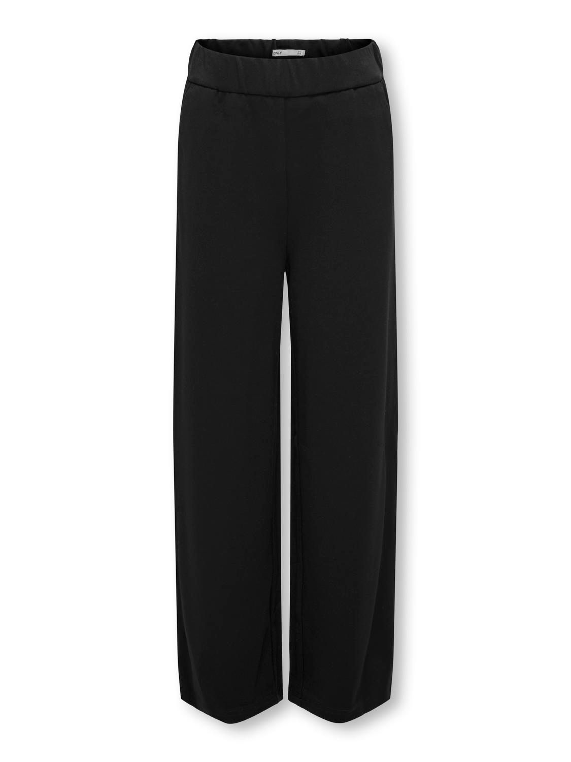 Only KOGPOPTRASH LIFE WIDE PANT PNT NOOS Black 2900150333042