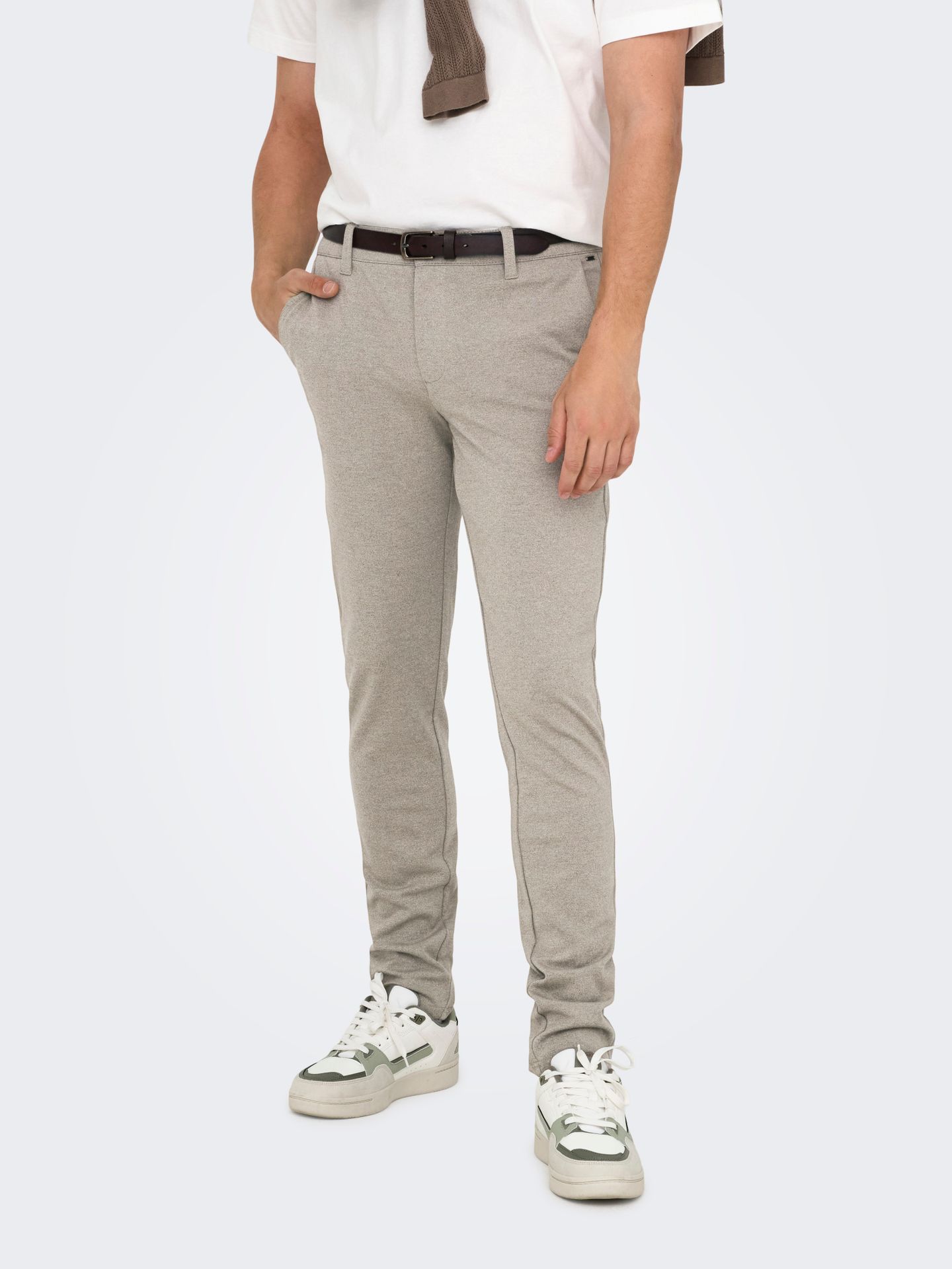 Only & Sons ONSMARK SLIM TAP 0209 MELANGE PANT Fallen Rock 00107201-EKA26011400001870