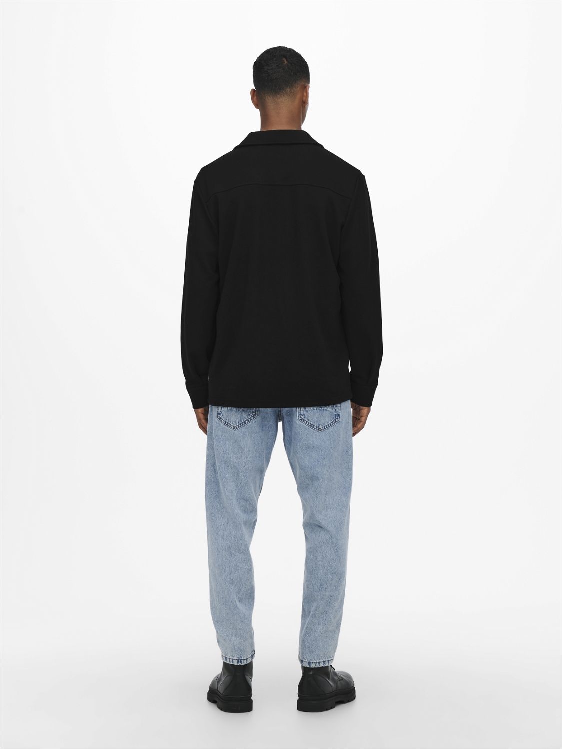 Only & Sons ONSNEWKODYL OVERSHIRT SWEAT NOOS Black 2900151564018 Only & Sons ONSNEWKODYL OVERSHIRT SWEAT NOOS Black 2900151564018