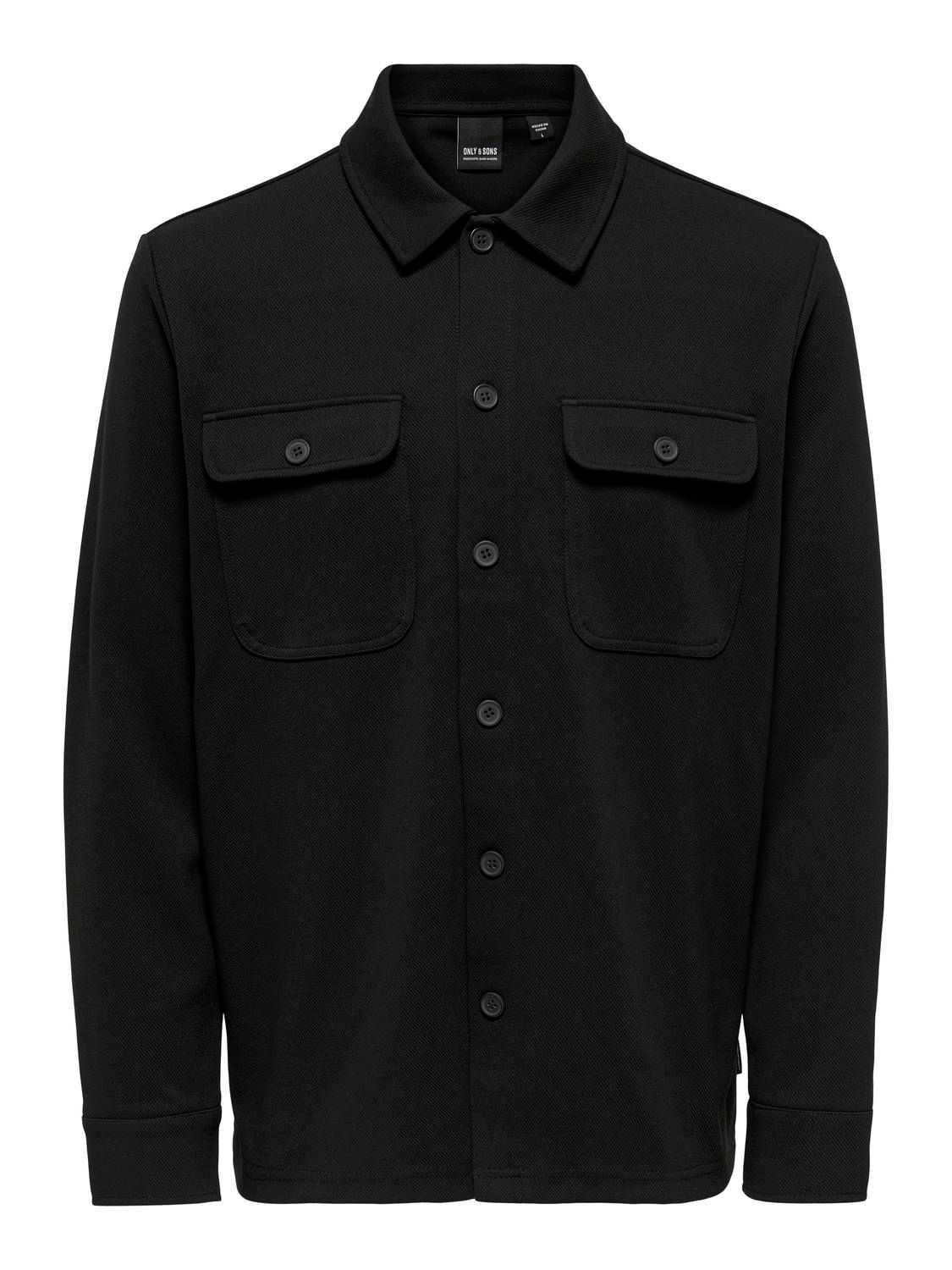 Only & Sons ONSNEWKODYL OVERSHIRT SWEAT NOOS Black 2900151564018 Only & Sons ONSNEWKODYL OVERSHIRT SWEAT NOOS Black 2900151564018