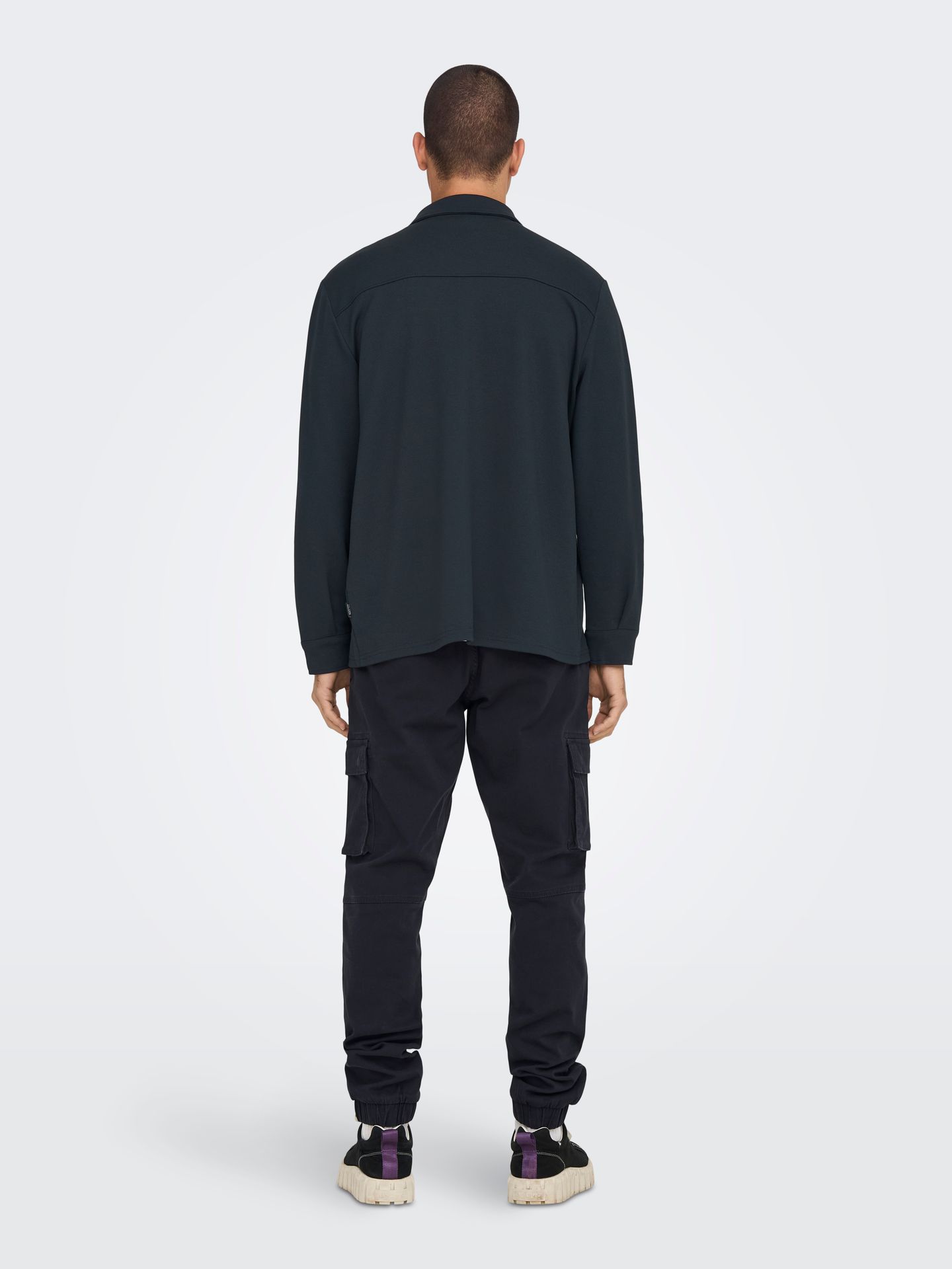 Only & Sons ONSNEWKODYL OVERSHIRT SWEAT NOOS Dark Navy 2900160299024