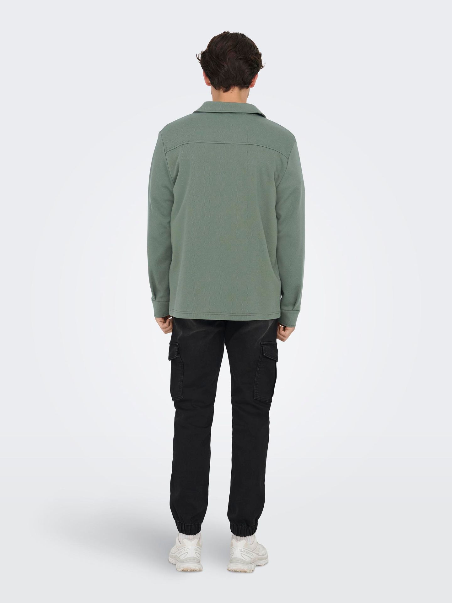 Only & Sons ONSNEWKODYL OVERSHIRT SWEAT NOOS Castor Gray 2900145015038 Only & Sons ONSNEWKODYL OVERSHIRT SWEAT NOOS Castor Gray 2900145015038