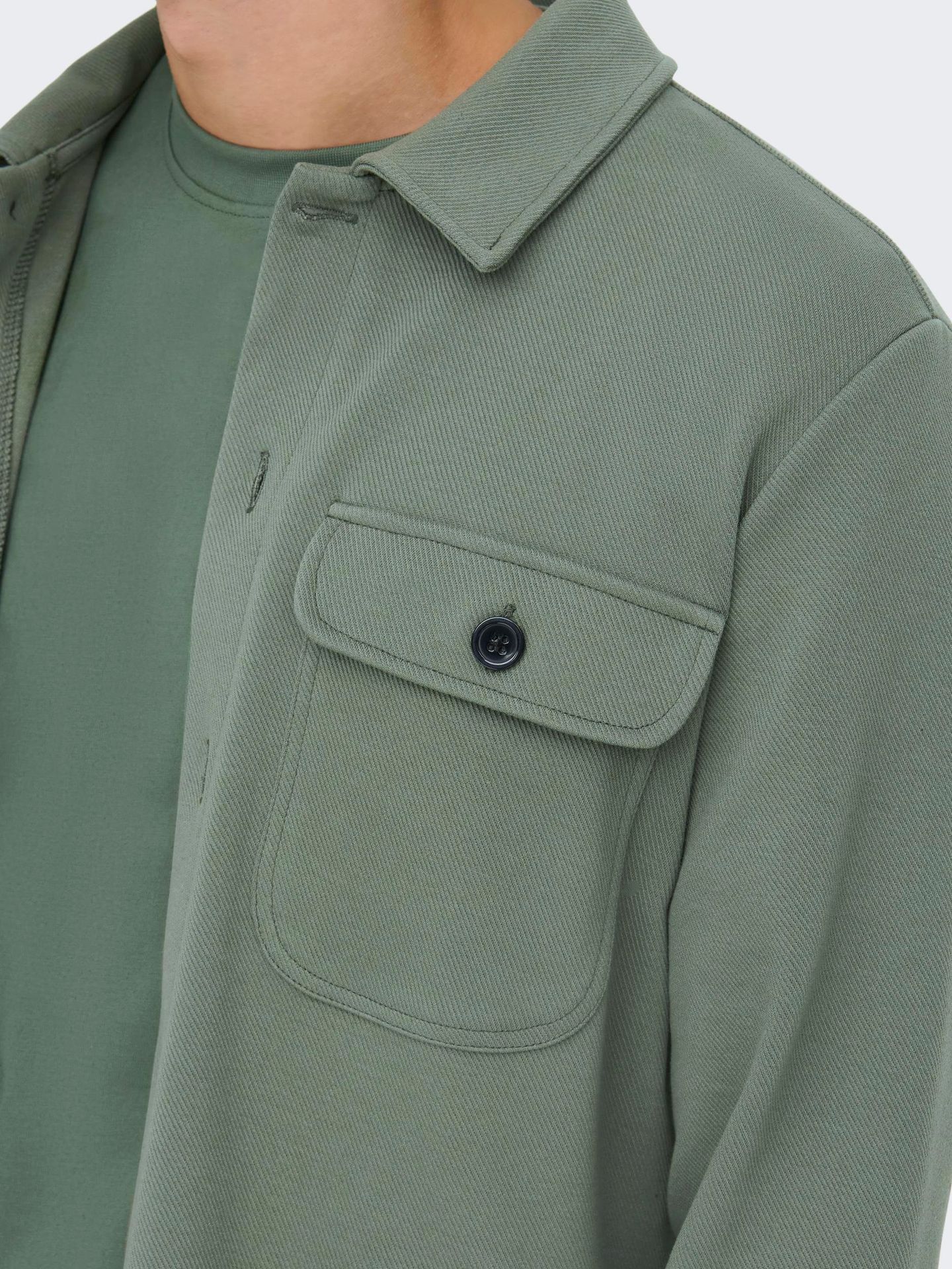 Only & Sons ONSNEWKODYL OVERSHIRT SWEAT NOOS Castor Gray 2900145015038 Only & Sons ONSNEWKODYL OVERSHIRT SWEAT NOOS Castor Gray 2900145015038