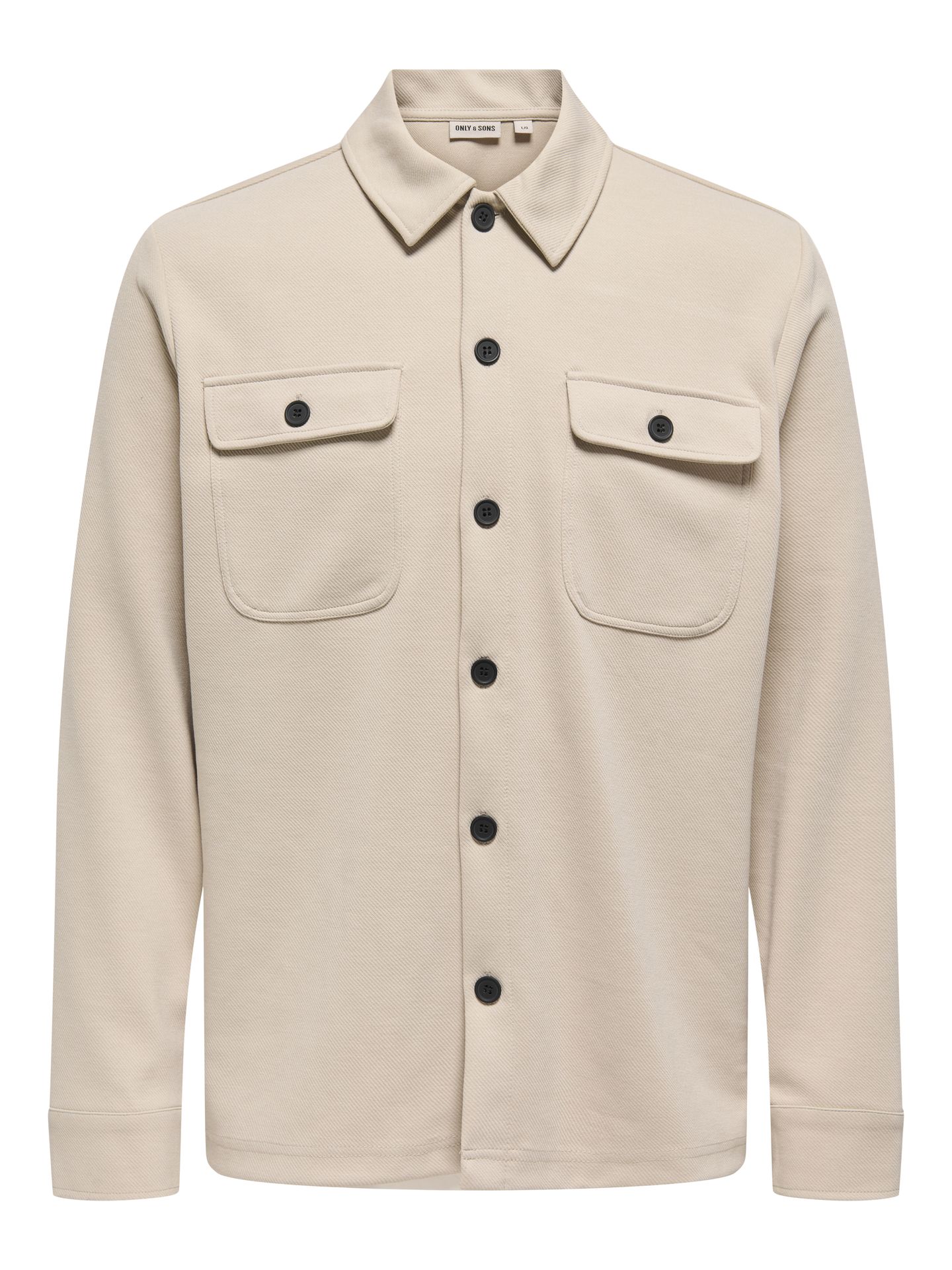 Only & Sons ONSNEWKODYL OVERSHIRT SWEAT NOOS Silver Lining 00107202-EKA26011400000722