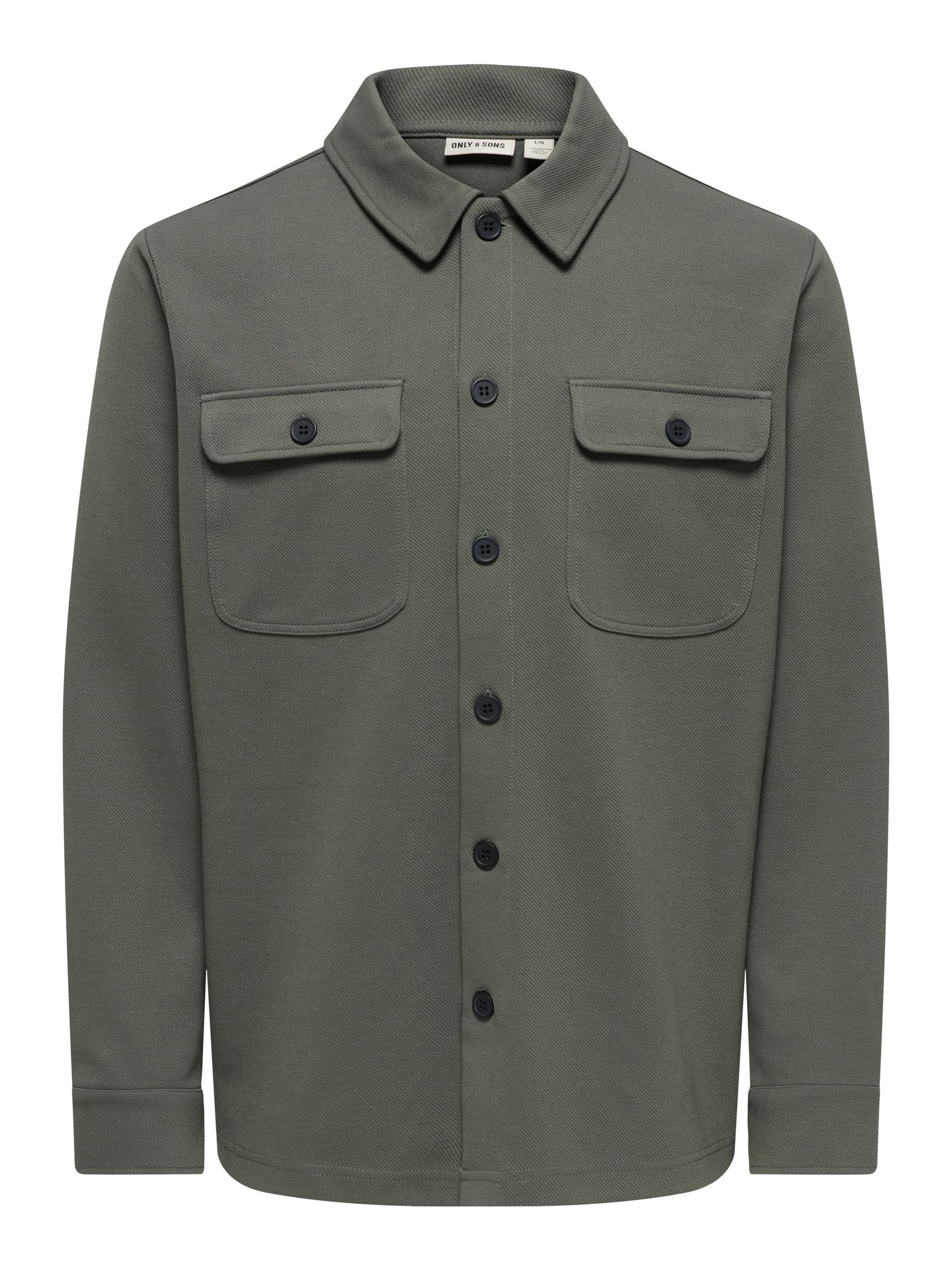 Only & Sons ONSNEWKODYL OVERSHIRT SWEAT NOOS Beluga 00107202-EKA26011400003603