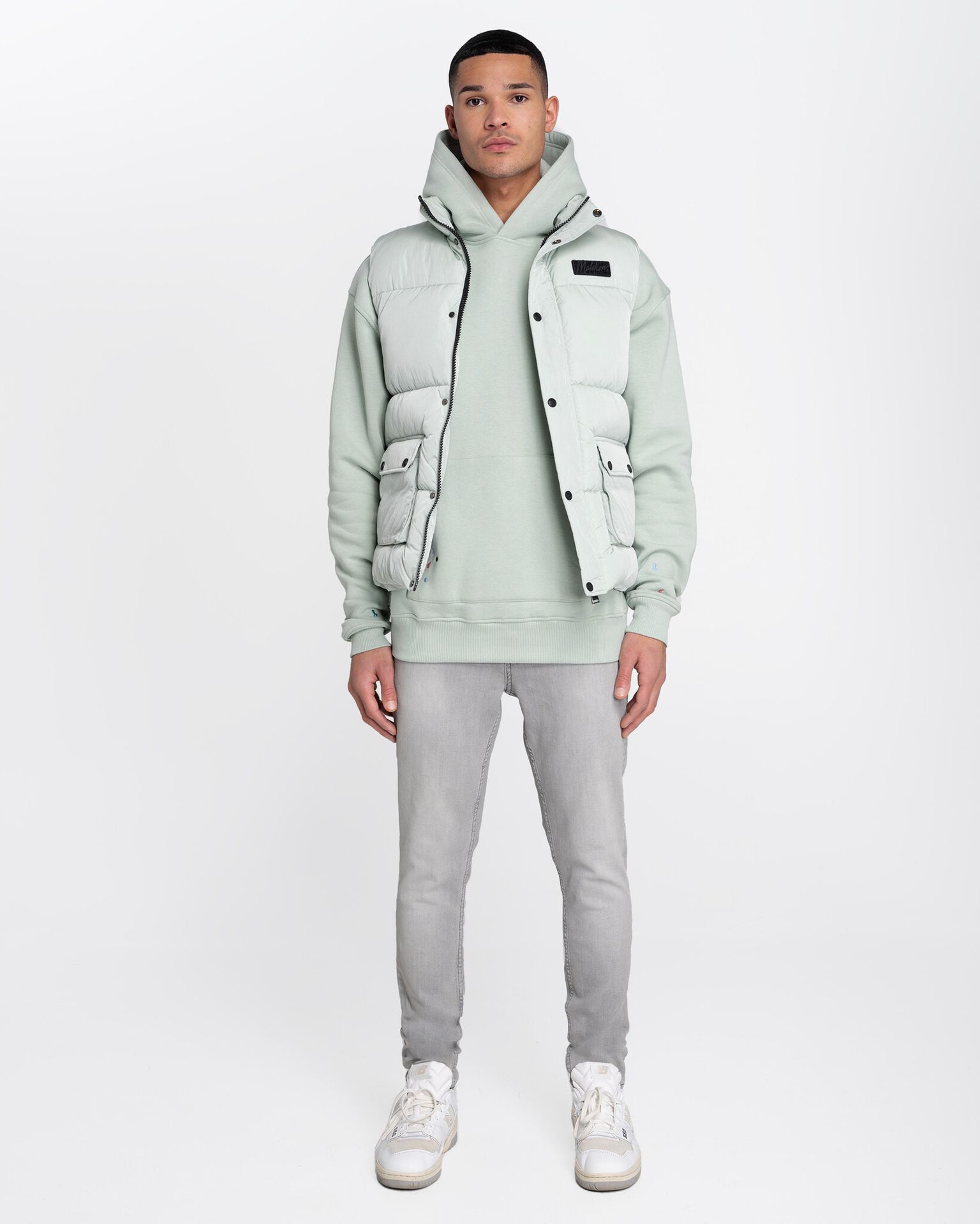 Malelions Mm1-ps24-17 Bodywarmer  Aqua 2900145124068