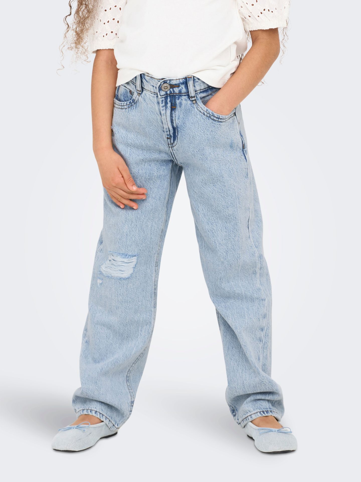 Kids Only KOGDAD STRAIGHT DEST DNM CRO963 Light Blue Denim 00107266-EKA26011400000011