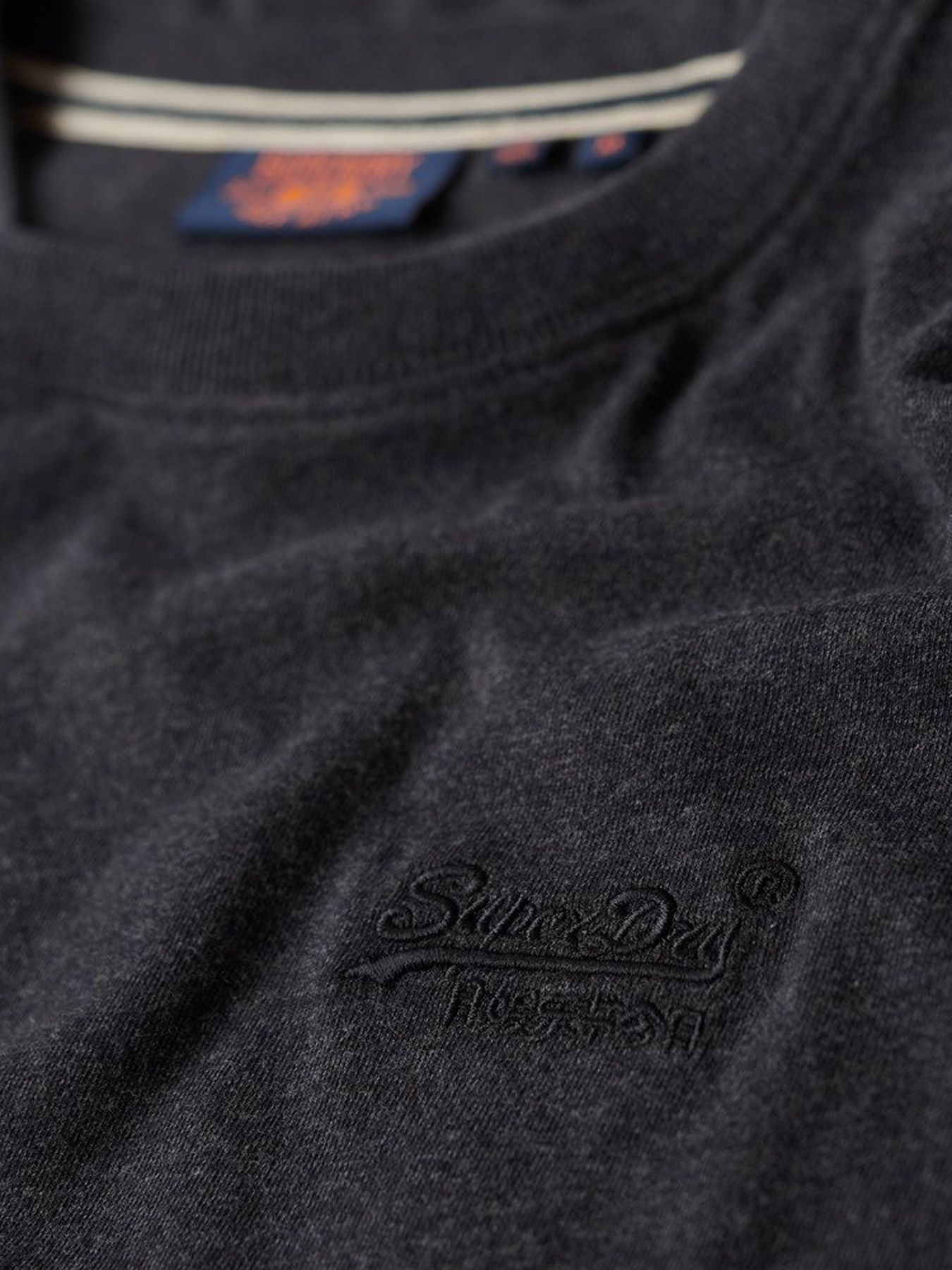 Superdry Essential logo emb tee Raven Black marl 2900145976087
