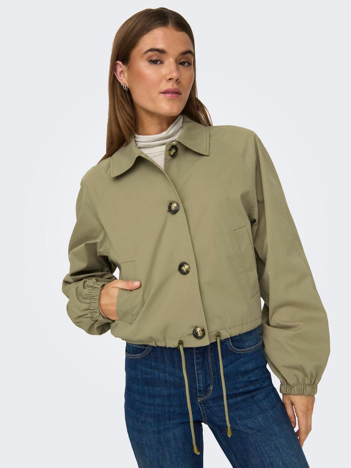 Only ONLEJA ORCHID JACKET CC OTW Covert Green 2900154247024 Only ONLEJA ORCHID JACKET CC OTW Covert Green 2900154247024