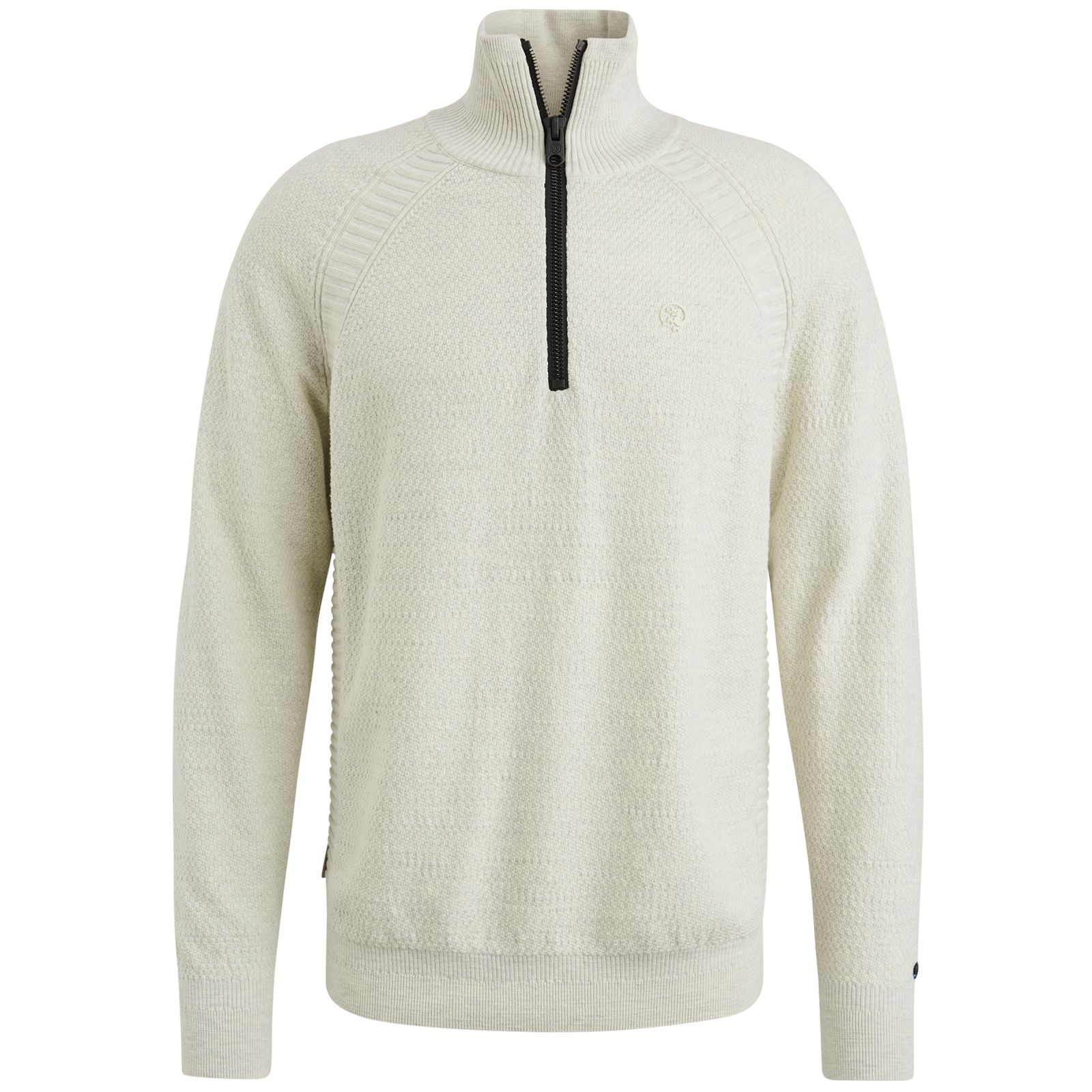 Half zip collar cotton heather pla