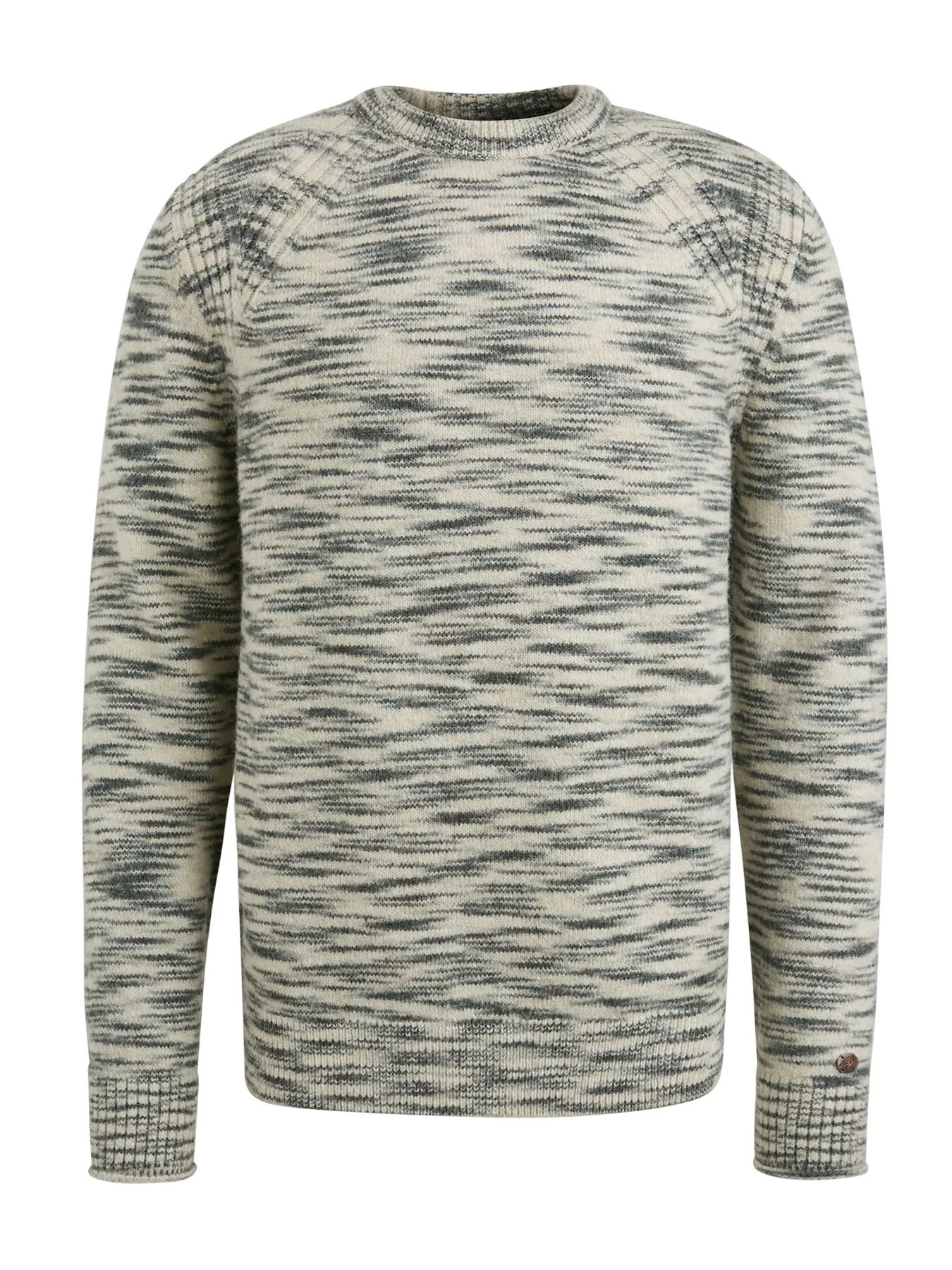 Cast Iron Crewneck regular fit soft space bl Silver Birch 00107386-7014