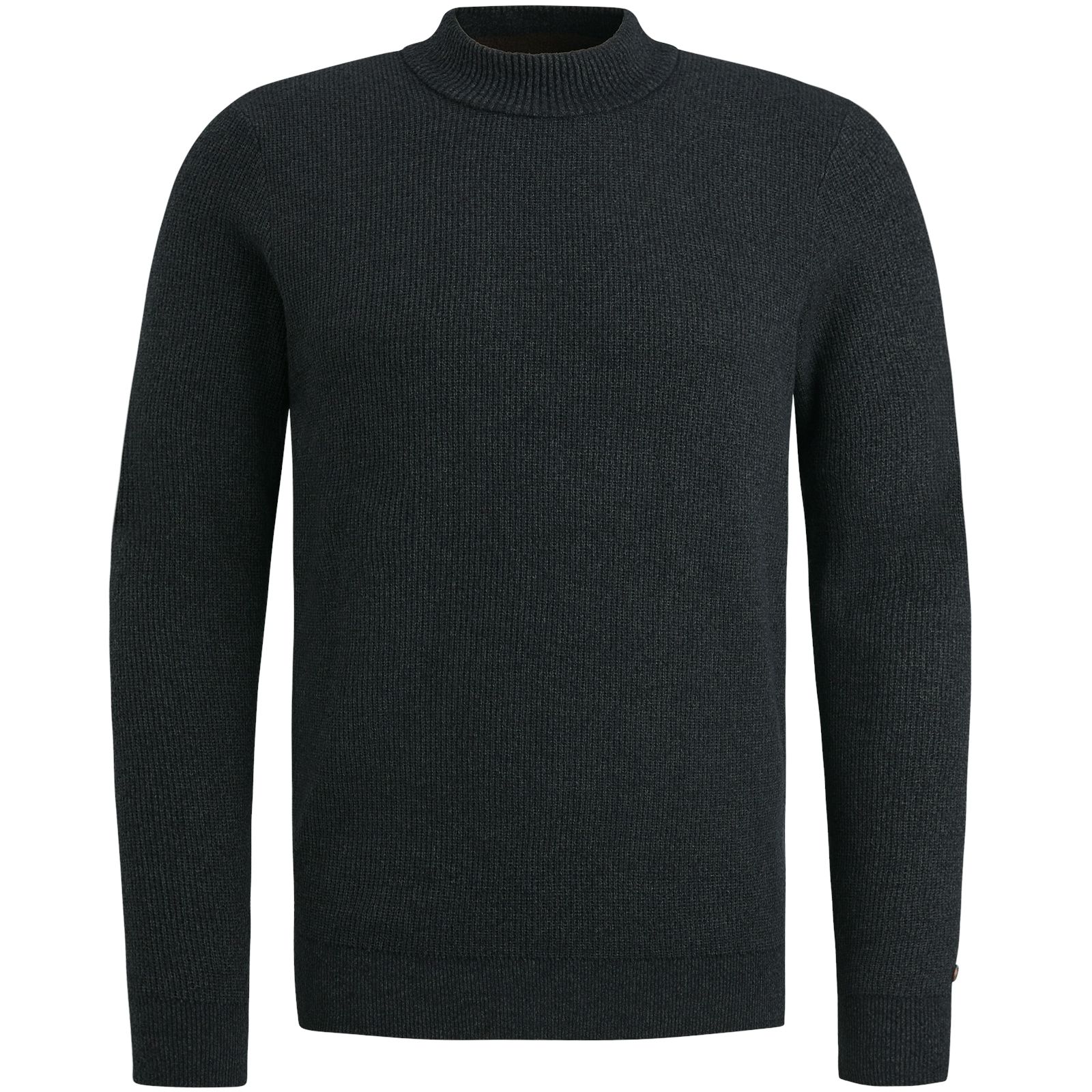 Mock neck fine boucle