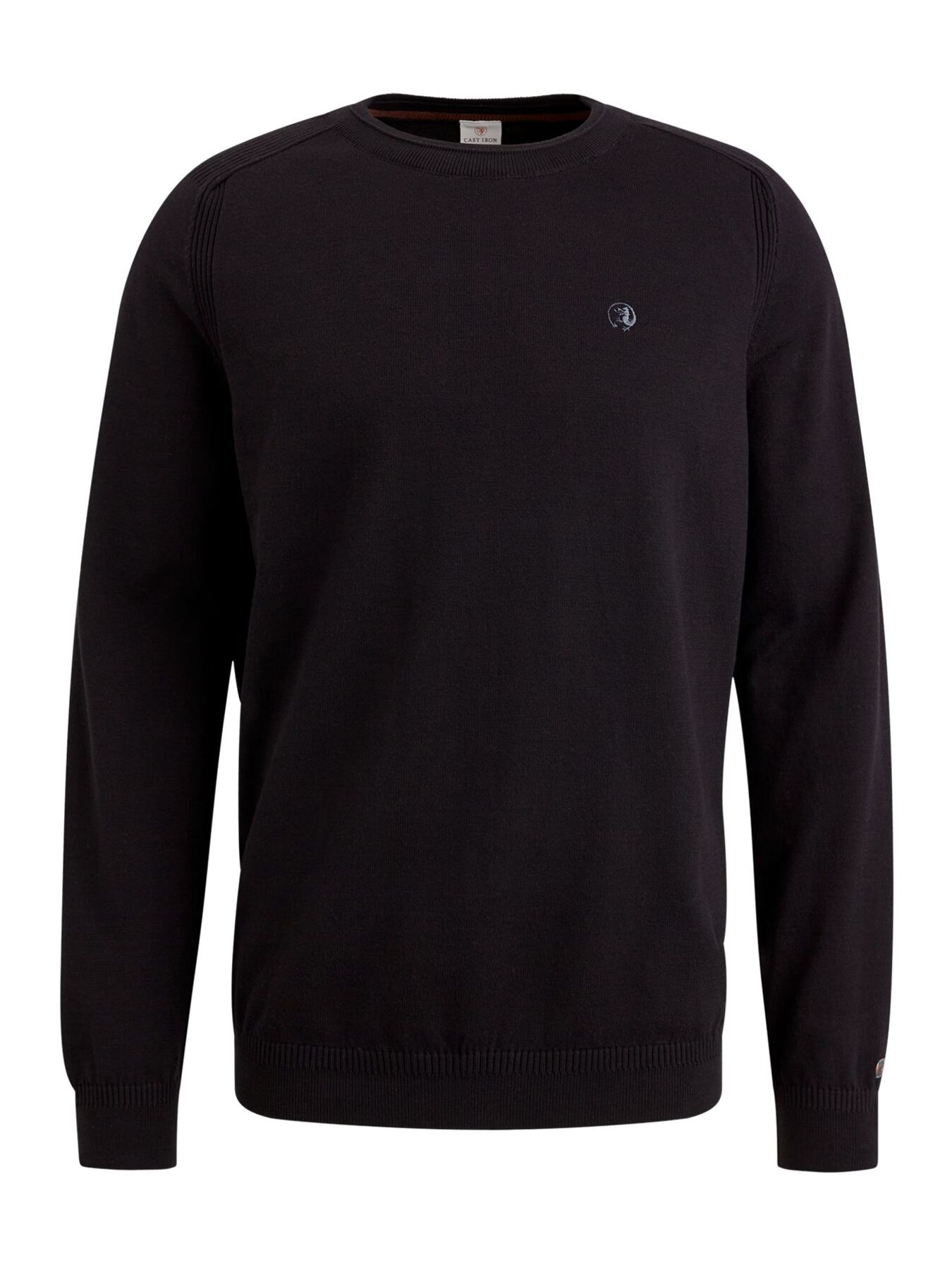 Cast Iron Crewneck essential cotton stretch Black 00107393-999