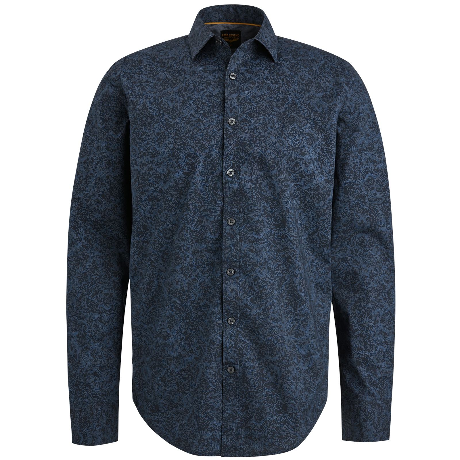 Pme Legend Long Sleeve Shirt Print On Poplin Salute 2900152415036