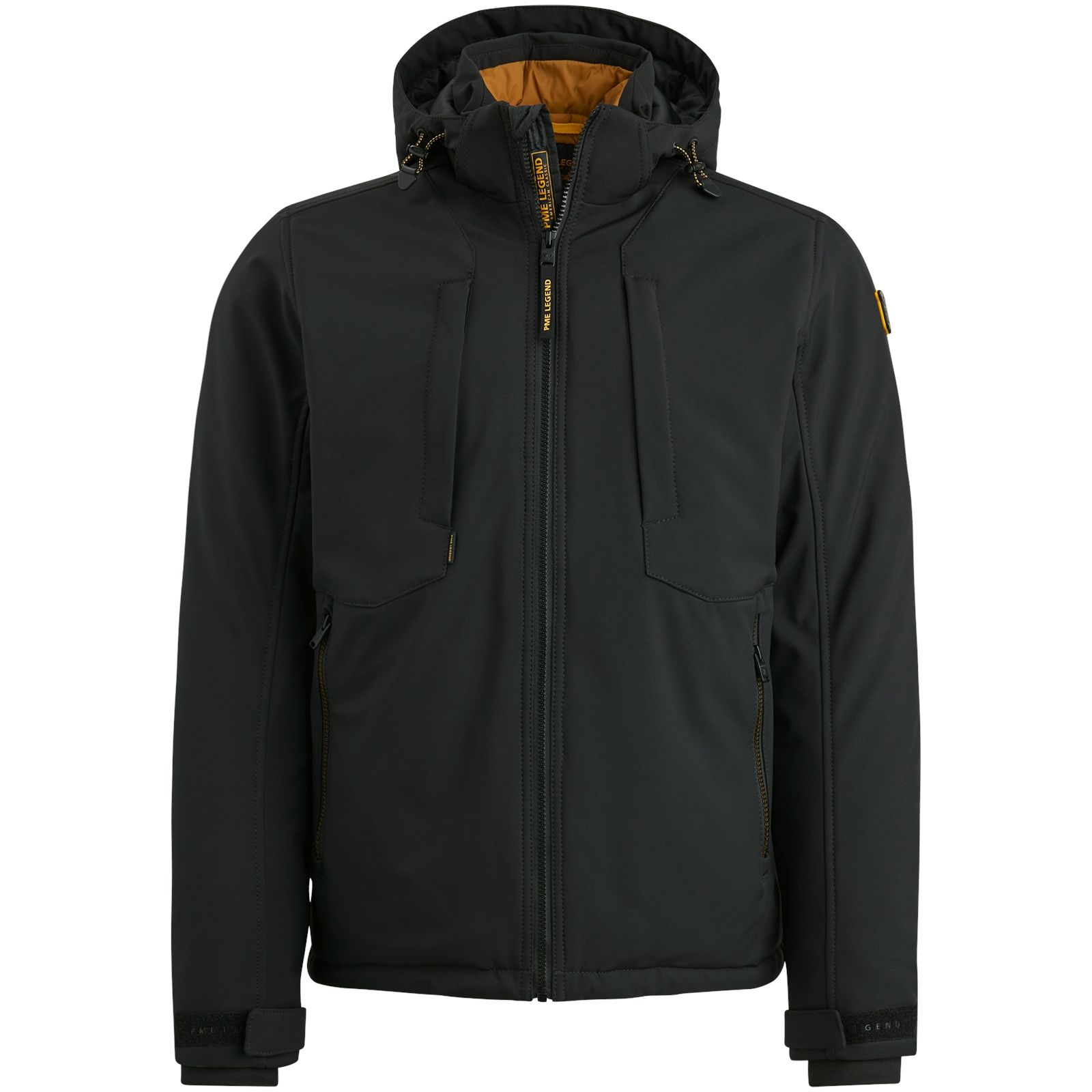 Pme Legend Semi long jacket HAWKDOWN Soft She Black 00107438-999