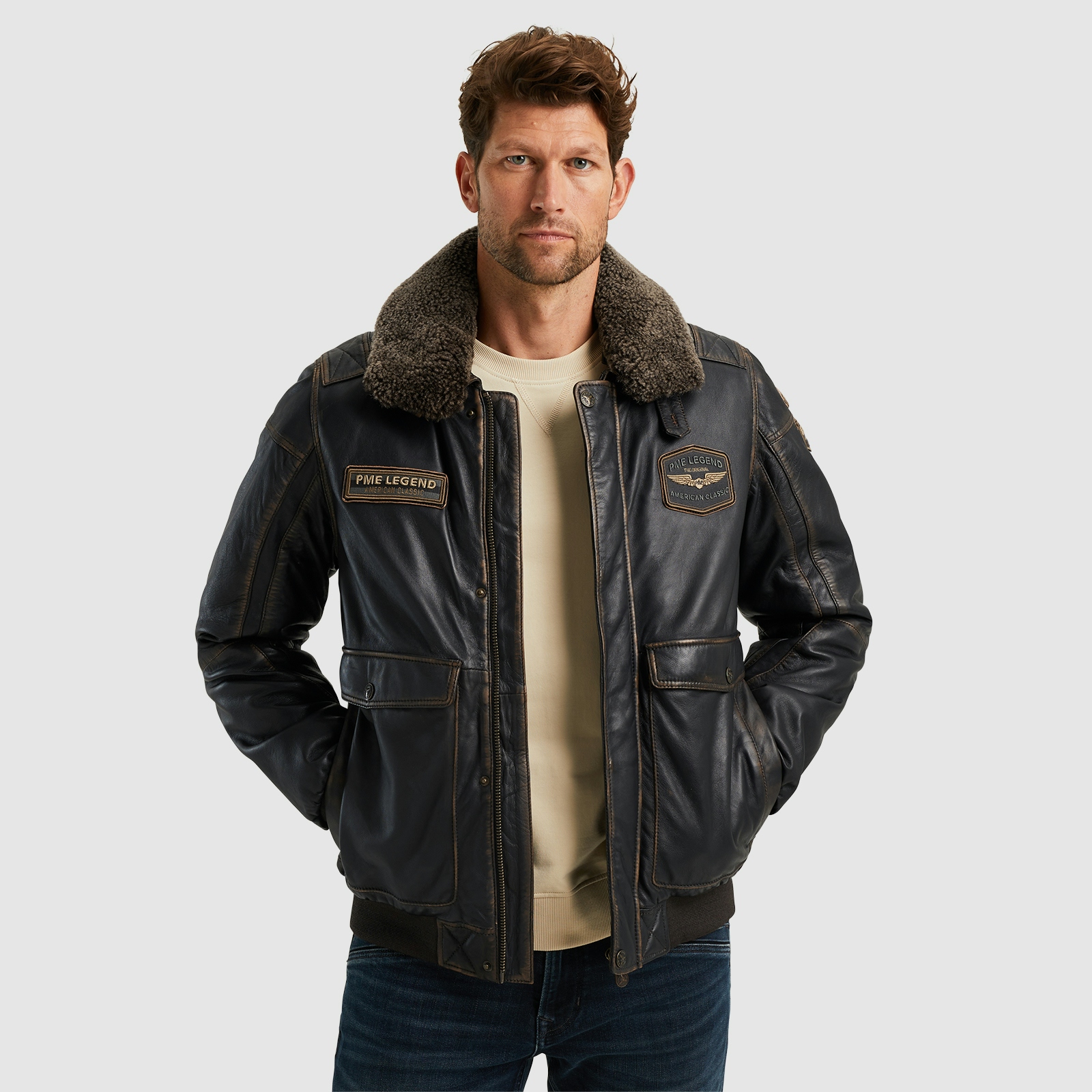 Pme Legend Flight jacket SNOWPROP sheep veg r