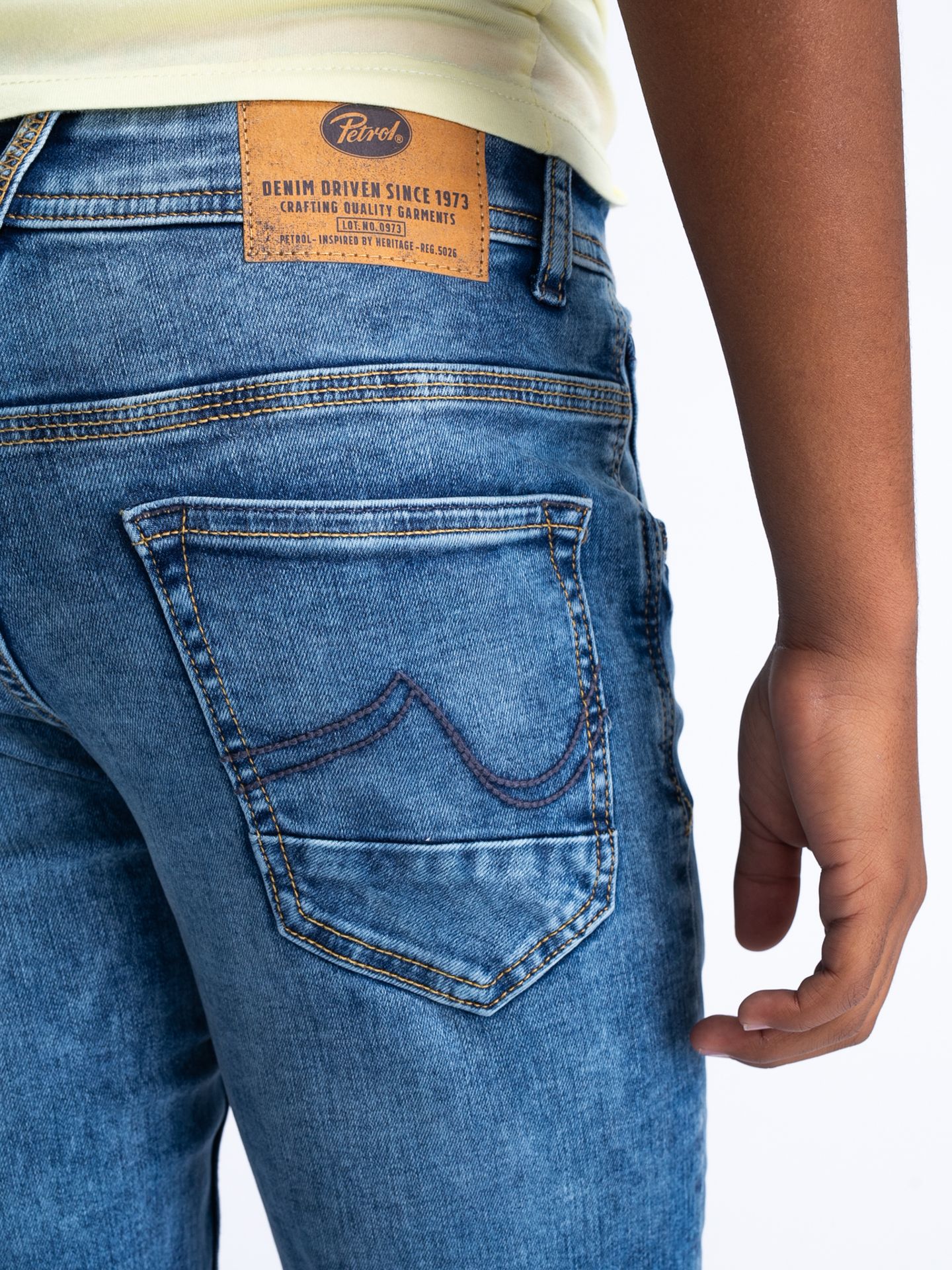 Petrol Industries Men Denim Tapered 5701 light used 2900151193690