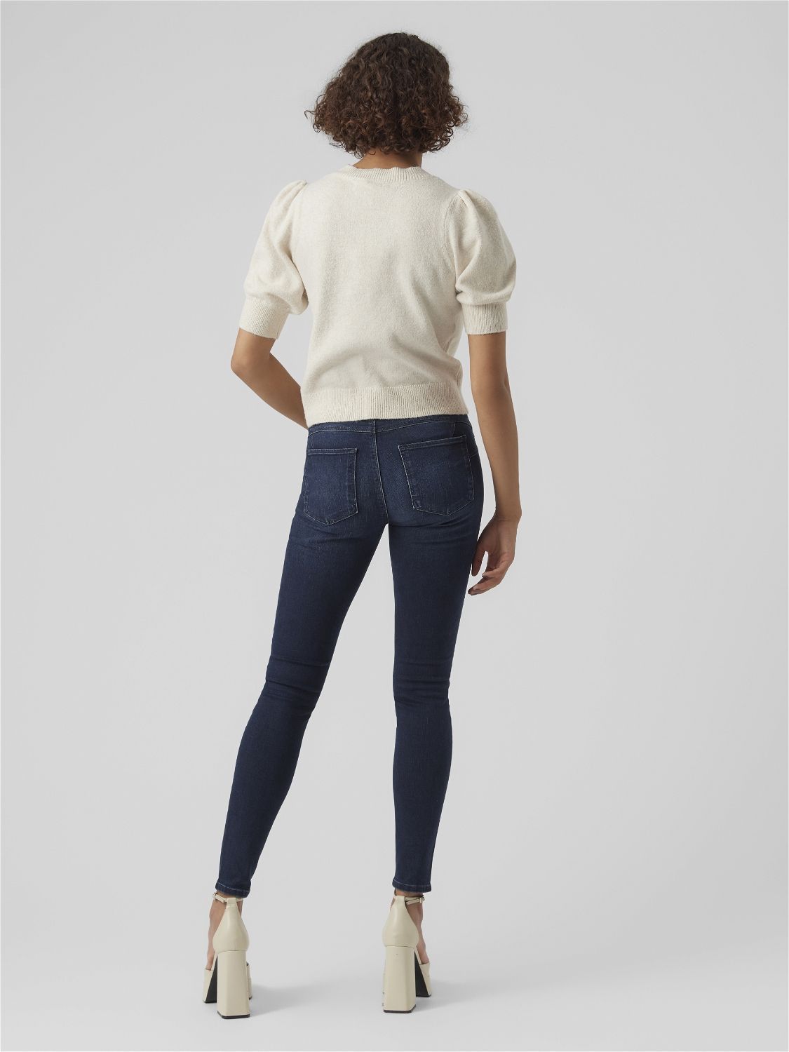 Vero Moda VMDOFFY 2/4 O-NECK PULLOVER GA NOOS Birch/Dicte 2900145615016