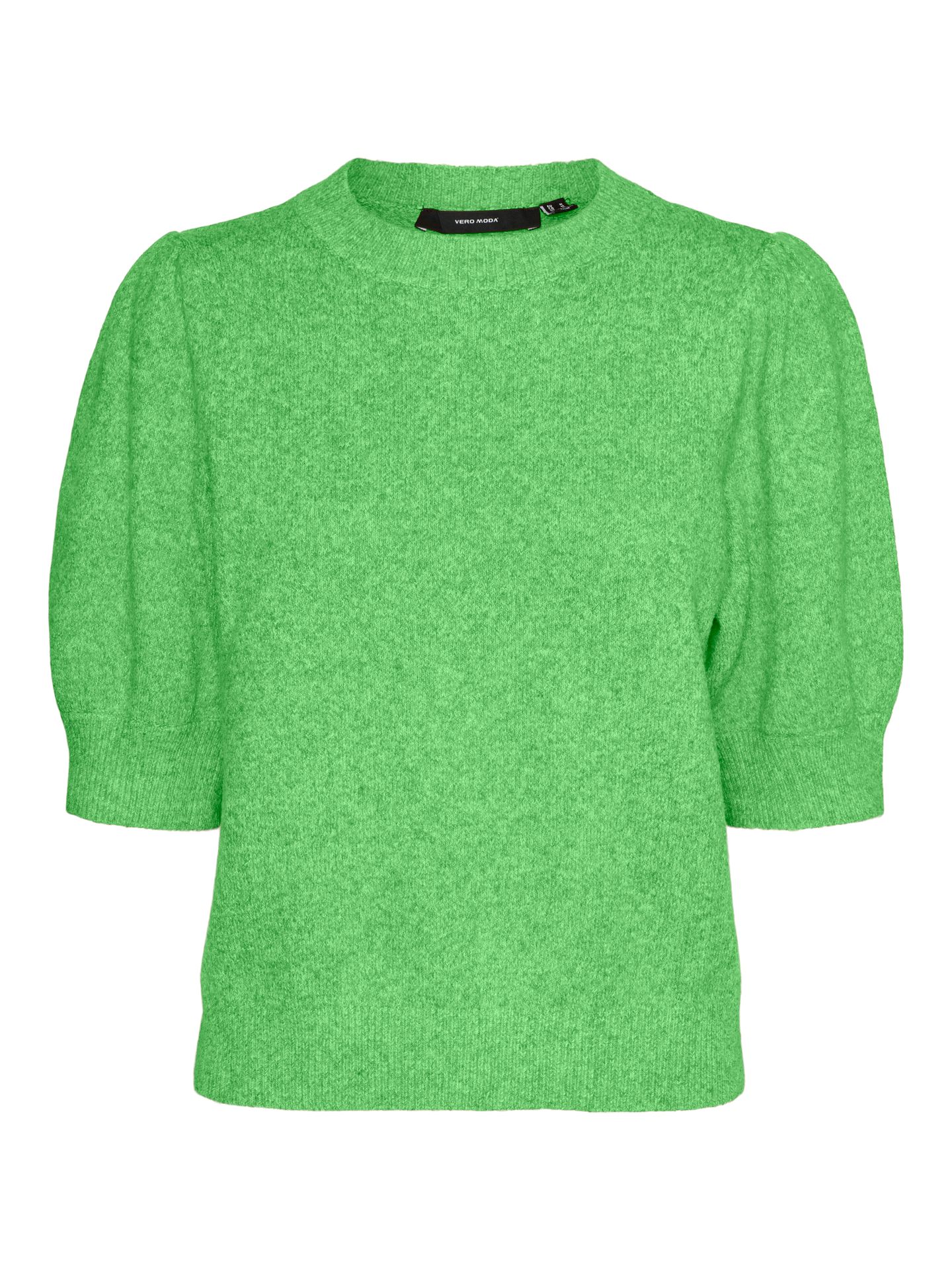 Vero Moda VMDOFFY 2/4 O-NECK PULLOVER GA NOOS Summer Green/MELANGE 2900153527042