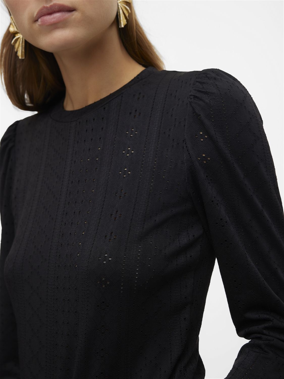 Vero Moda VMBILLI LS TOP JRS BOO Black 2900145619038 Vero Moda VMBILLI LS TOP JRS BOO Black 2900145619038