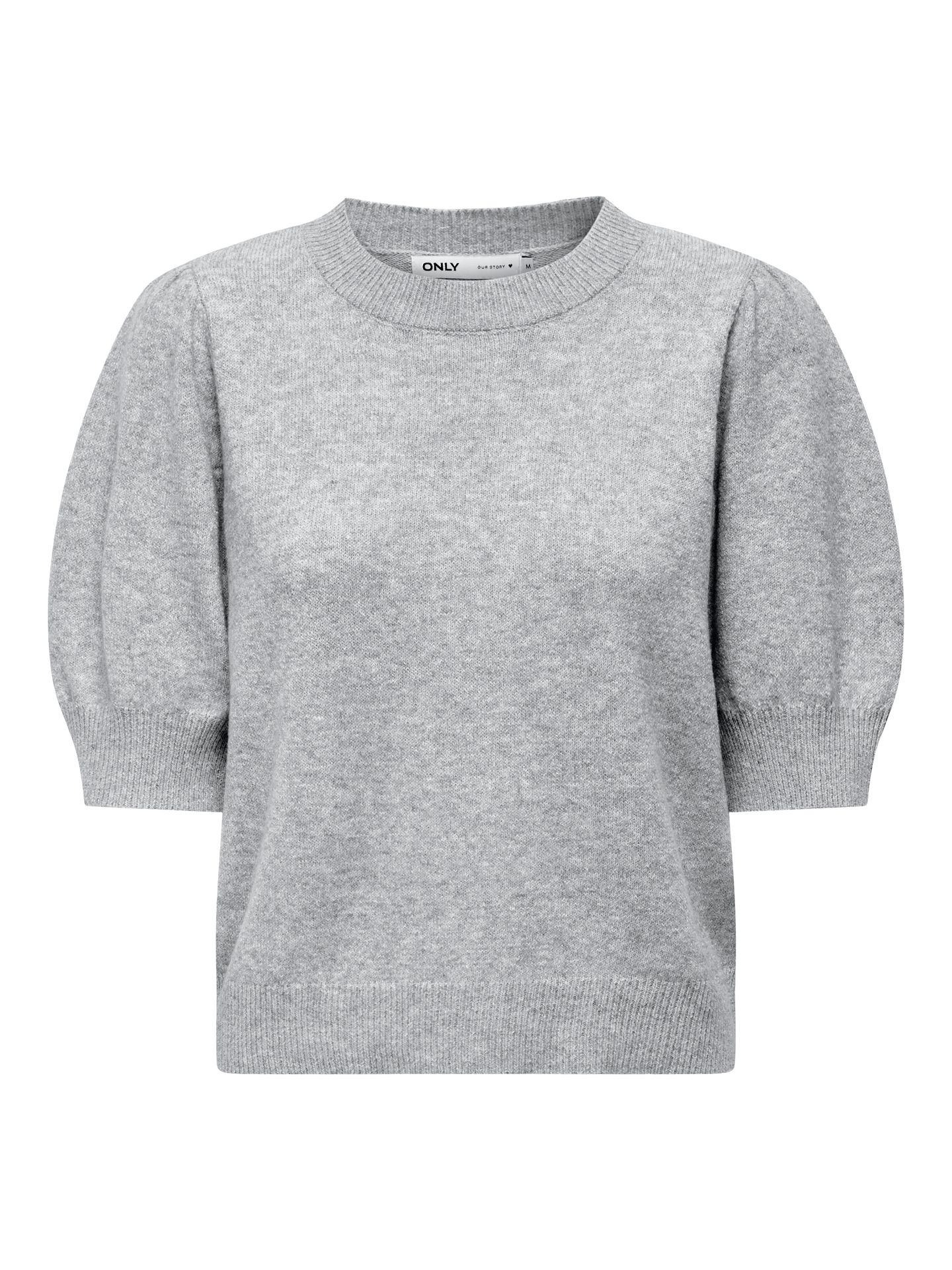Only ONLRICA LIFE 2/4 PULLOVER KNT NOOS Light Grey Melange 00107518-EKA26011400000326
