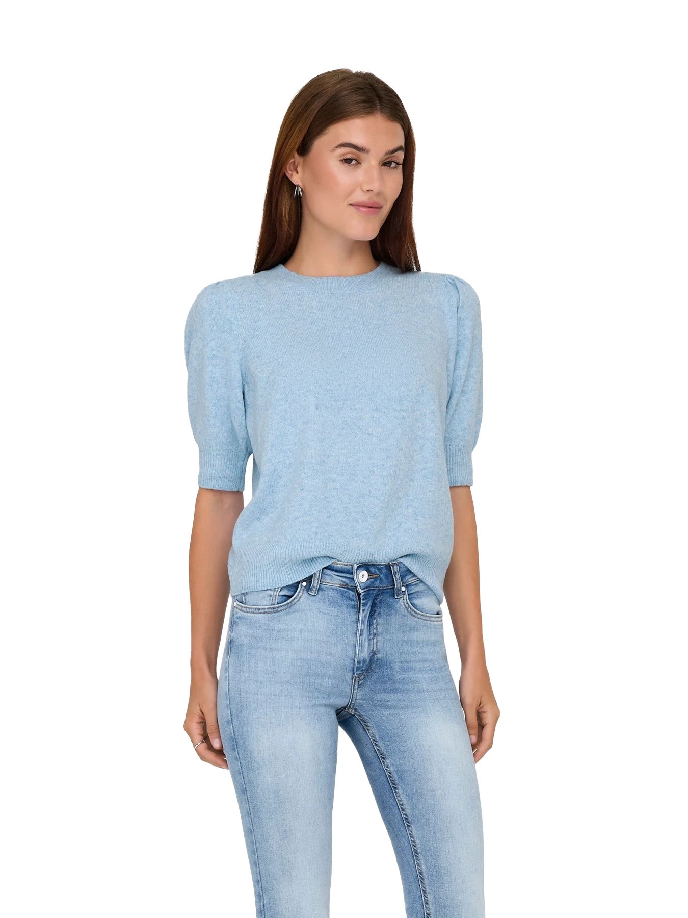 Only ONLRICA LIFE 2/4 PULLOVER KNT NOOS Little Boy Blue/W. Melange 00107518-EKA26011400002687