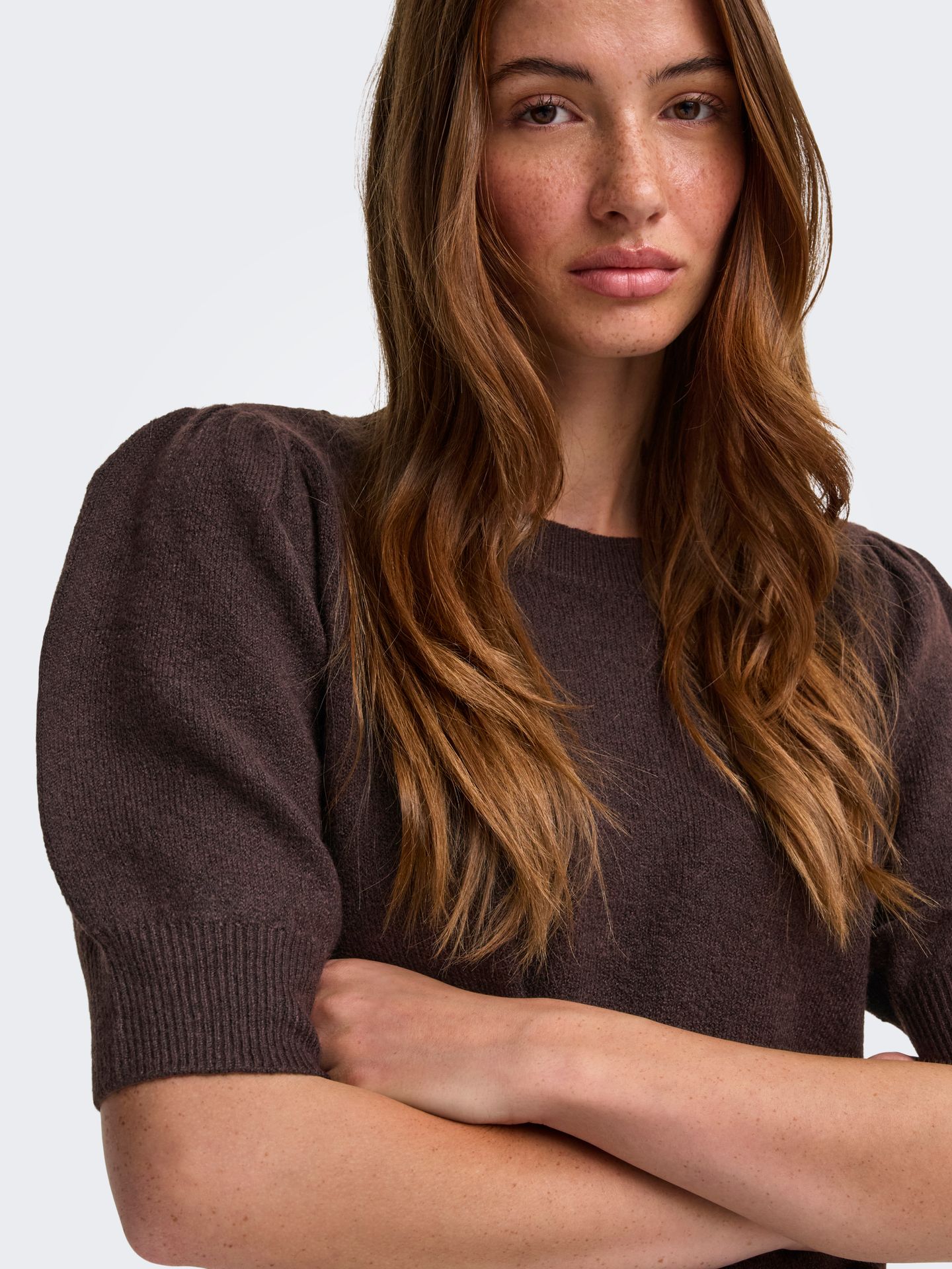 Only ONLRICA LIFE 2/4 PULLOVER KNT NOOS Chocolate Torte/Melange 2900168149017
