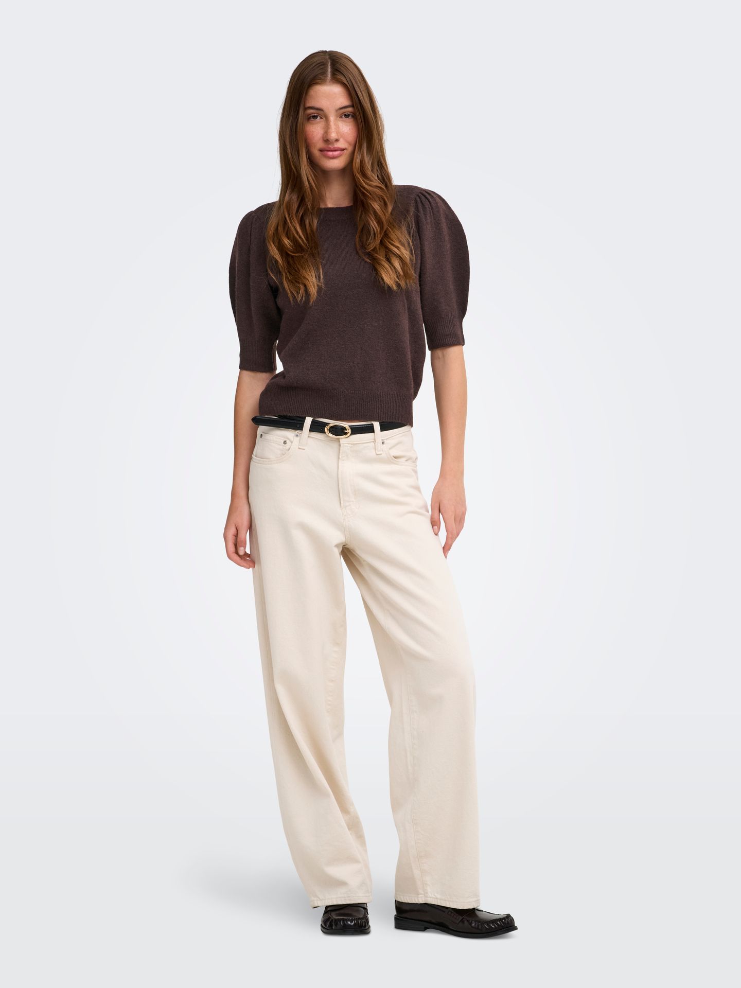 Only ONLRICA LIFE 2/4 PULLOVER KNT NOOS Chocolate Torte/Melange 2900168149017